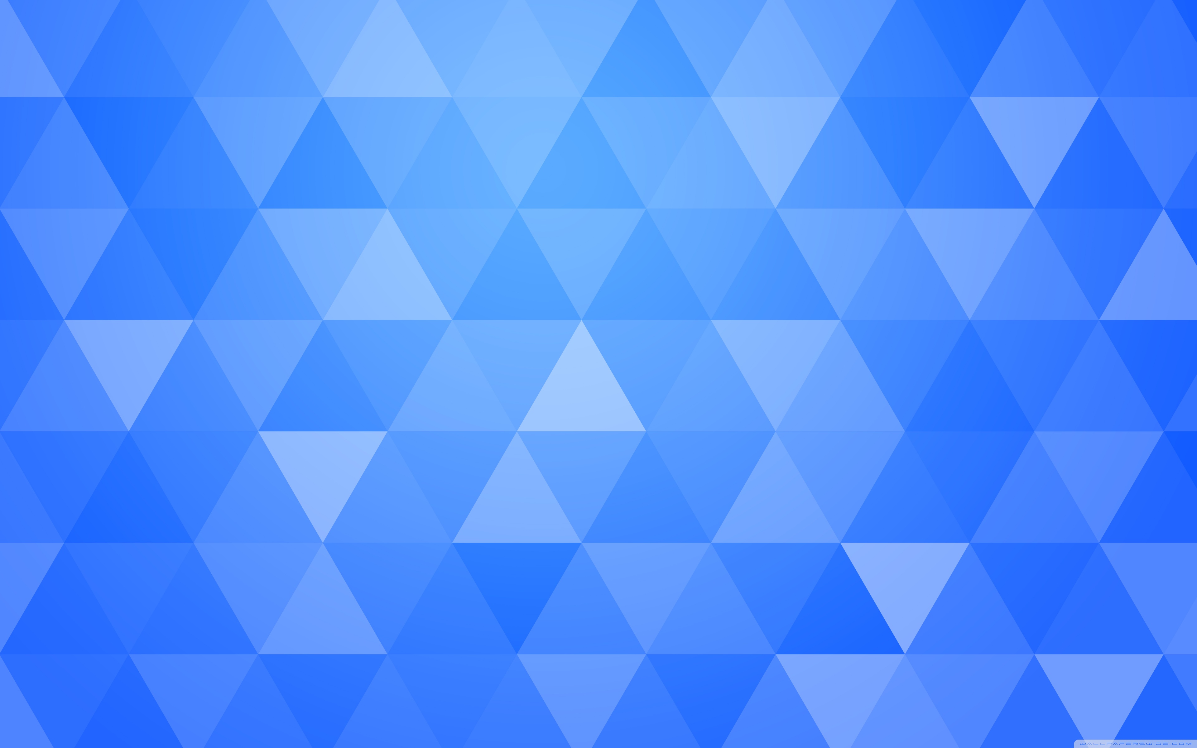 Blue Triangle - HD Wallpaper 