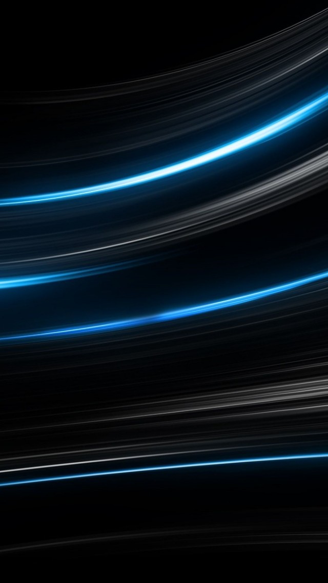 Lines, Black, Blue, 4k - HD Wallpaper 