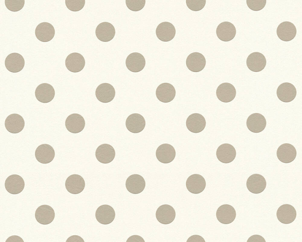 Création Wallpaper Graphics, Beige, Brown, Grey, Pink - Polka Dot - HD Wallpaper 