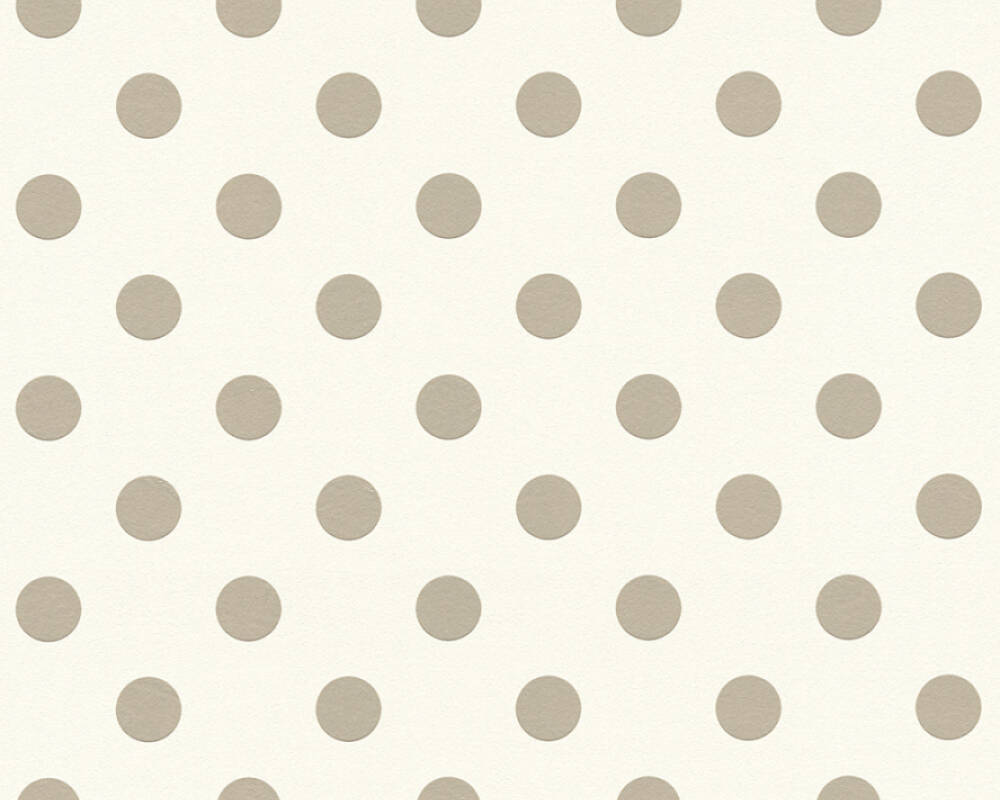 Création Wallpaper Graphics, Beige, Brown, Grey, Pink - Polka Dot - HD Wallpaper 
