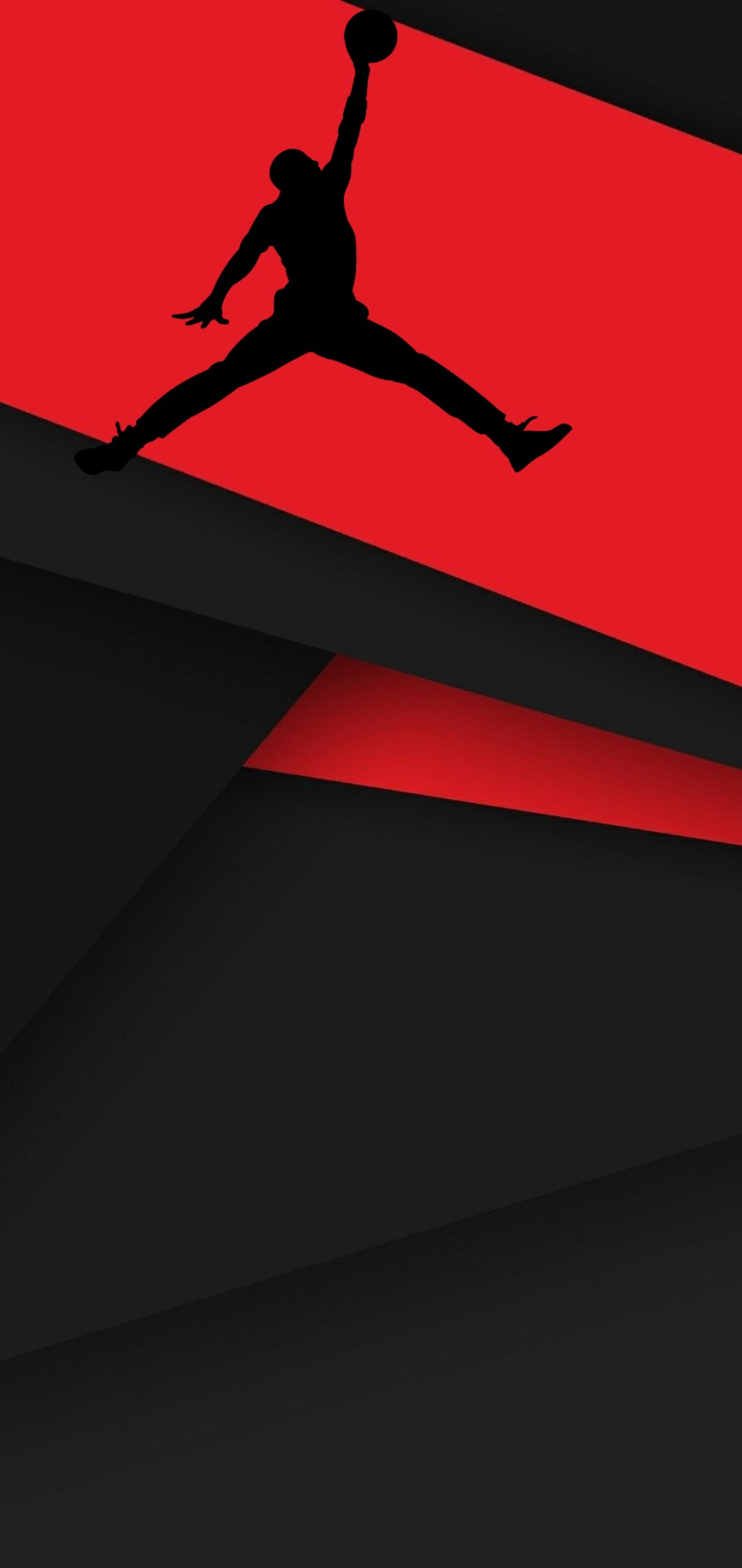 Stay Fit Camera Hide Wallpaper - Jordan Jumpman Logo Red - HD Wallpaper 