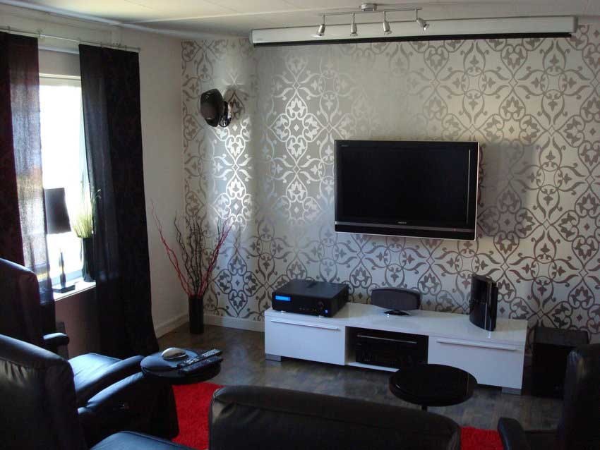 Interior Design For Tv Wall - HD Wallpaper 