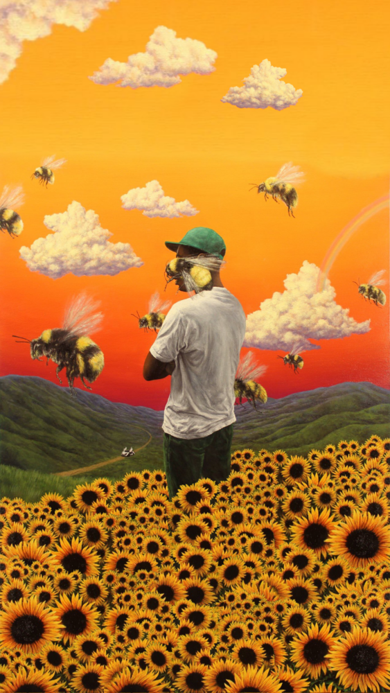 Flower Boy Album Cover Painting - HD Wallpaper 