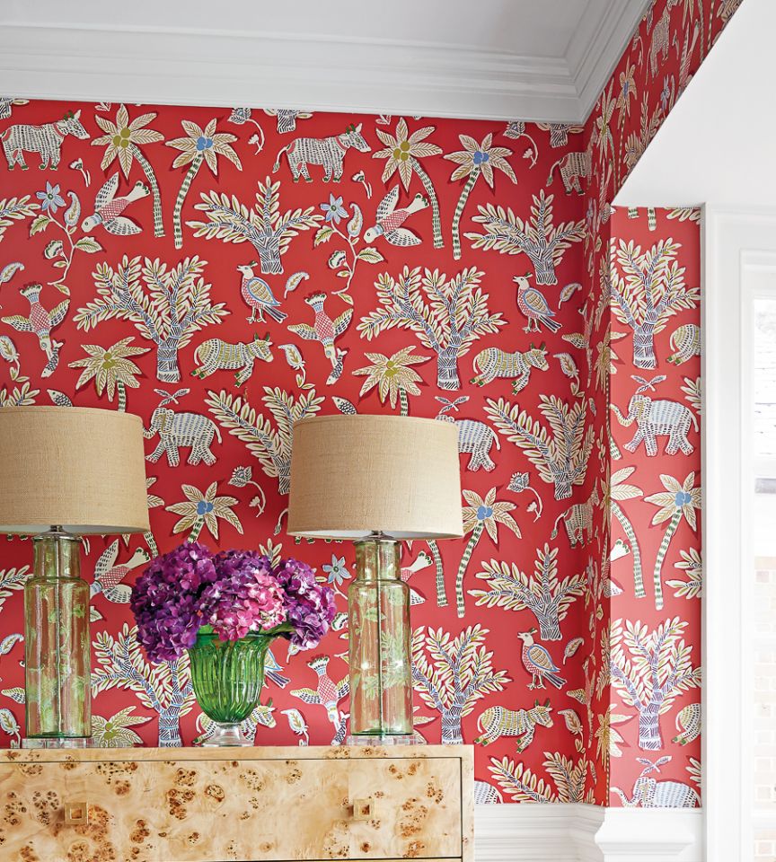 Lovely Thibaut Wallpaper For Your Interior Wall Decor - Thibaut Goa - HD Wallpaper 