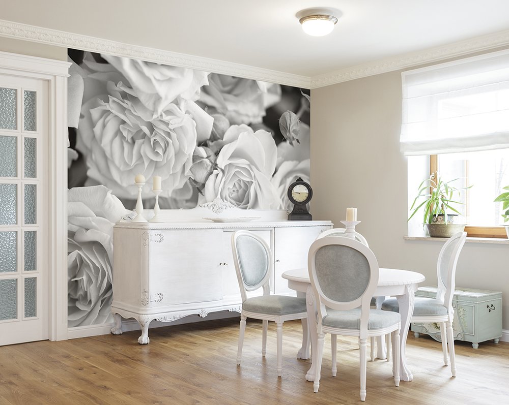 Grey And White Feature Wall - HD Wallpaper 