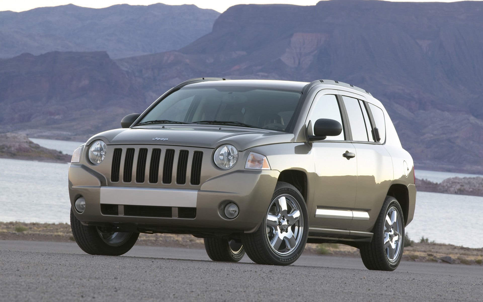Jeep Compass Desktop Wallpaper - Jeep Compass 1st Gen - HD Wallpaper 