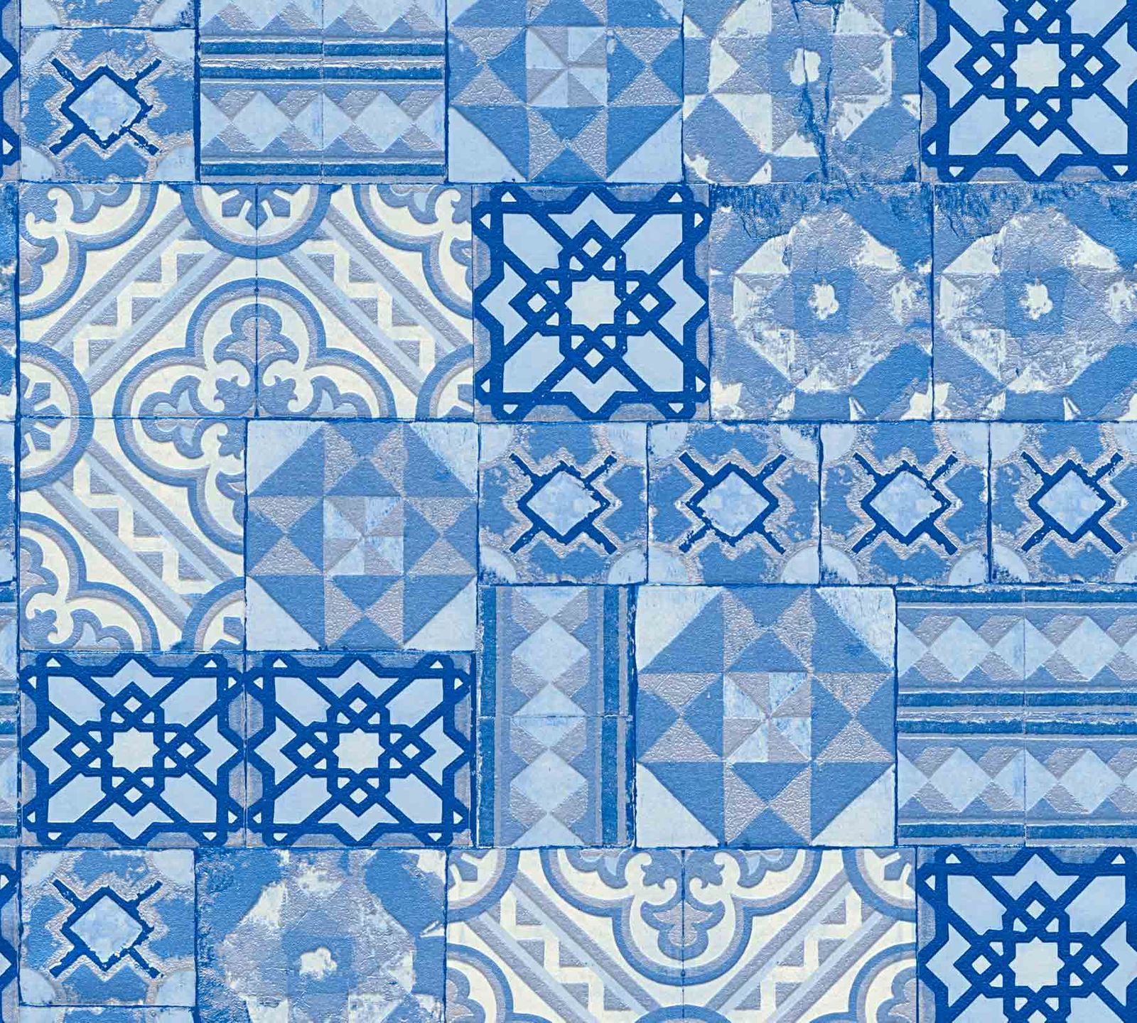 Pattern Grey Moroccan Tiles - HD Wallpaper 