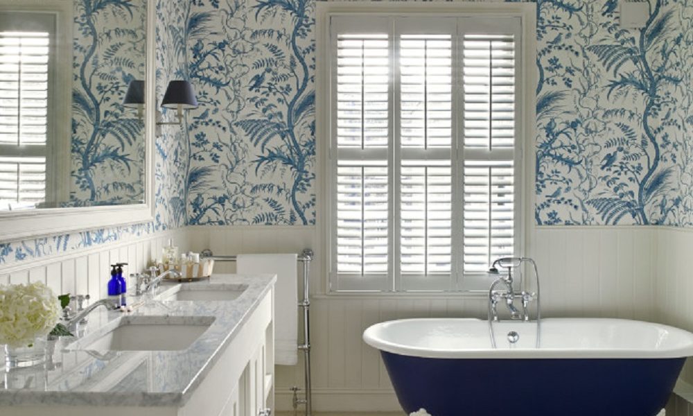 Abingdon Villas 29 Bathroom Wallpaper Ideas That You - Vintage Bathroom Design Ideas - HD Wallpaper 