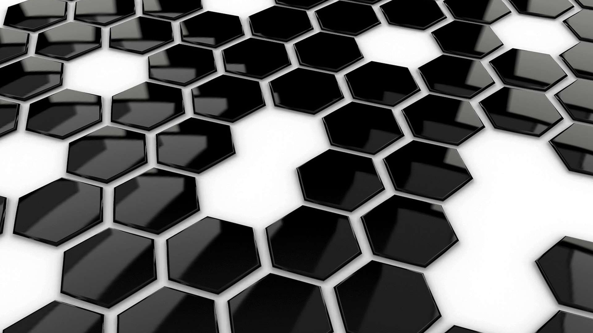 Black And White Abstract - HD Wallpaper 