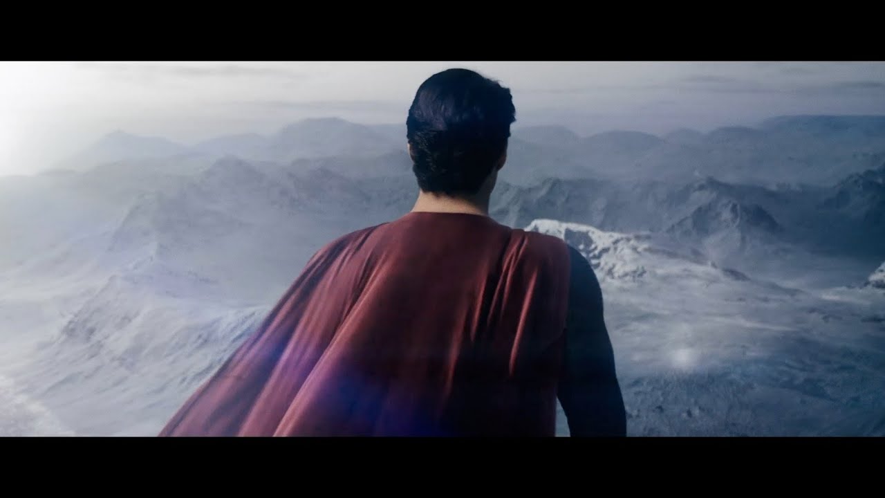 Man Of Steel Superman Back - HD Wallpaper 