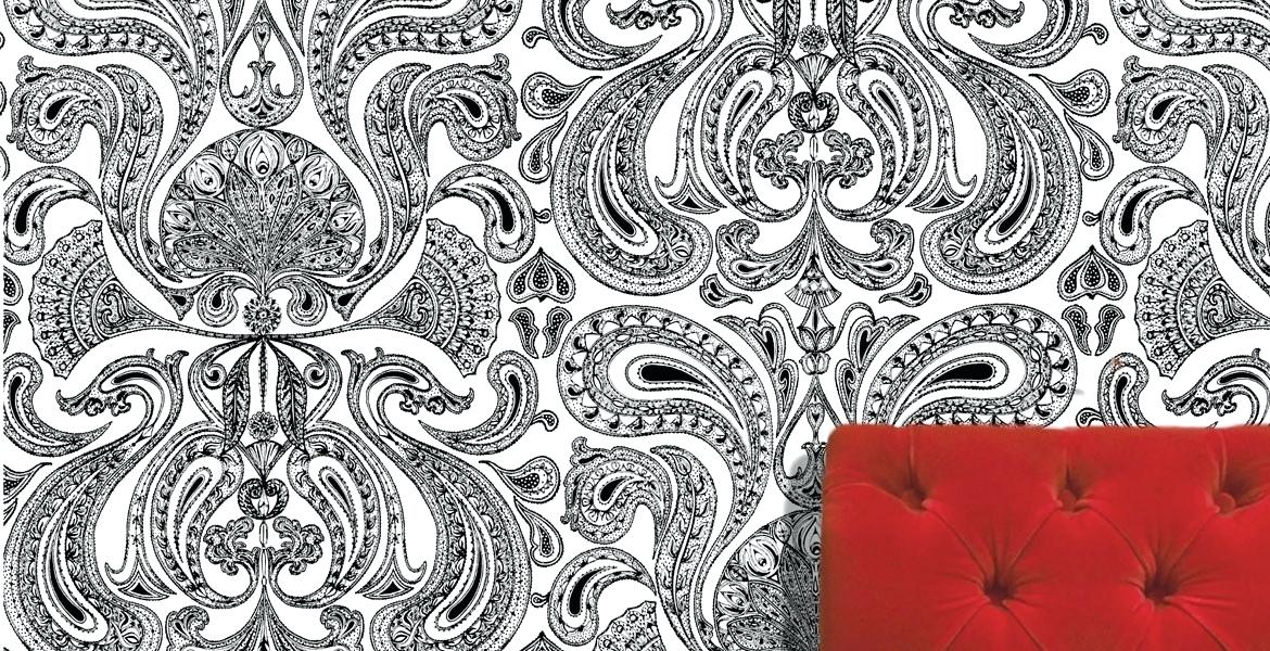 Contemporary Paisley Pattern - HD Wallpaper 