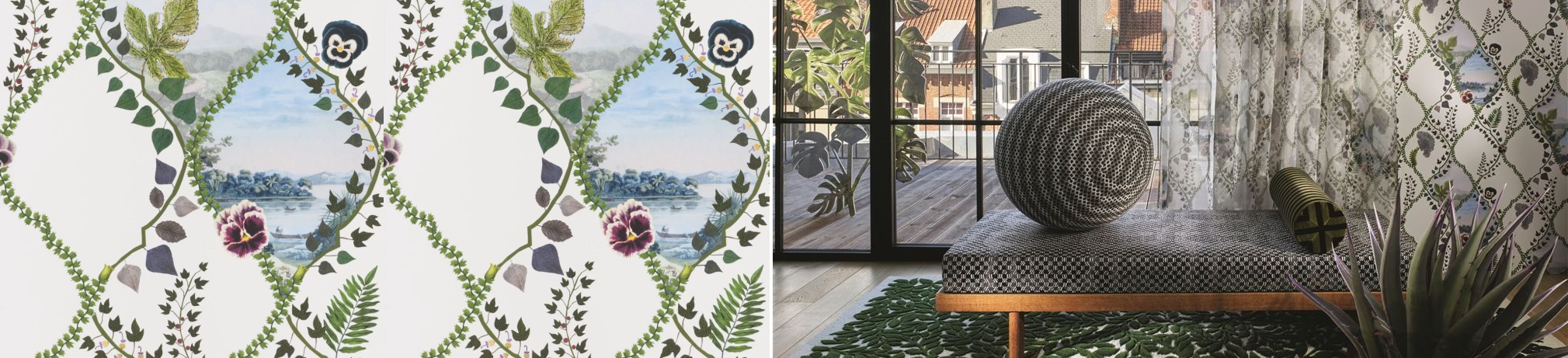 Christian Lacroix Histoires Naturelles Curtains - HD Wallpaper 