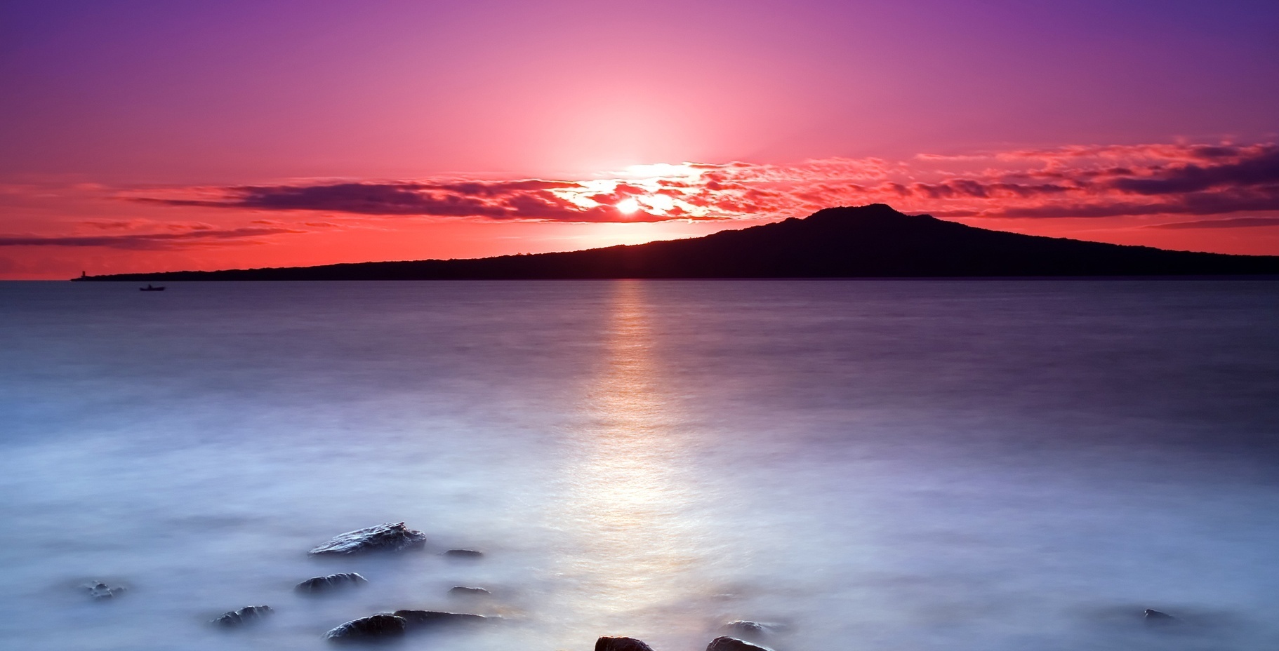 Rangitoto Island - HD Wallpaper 