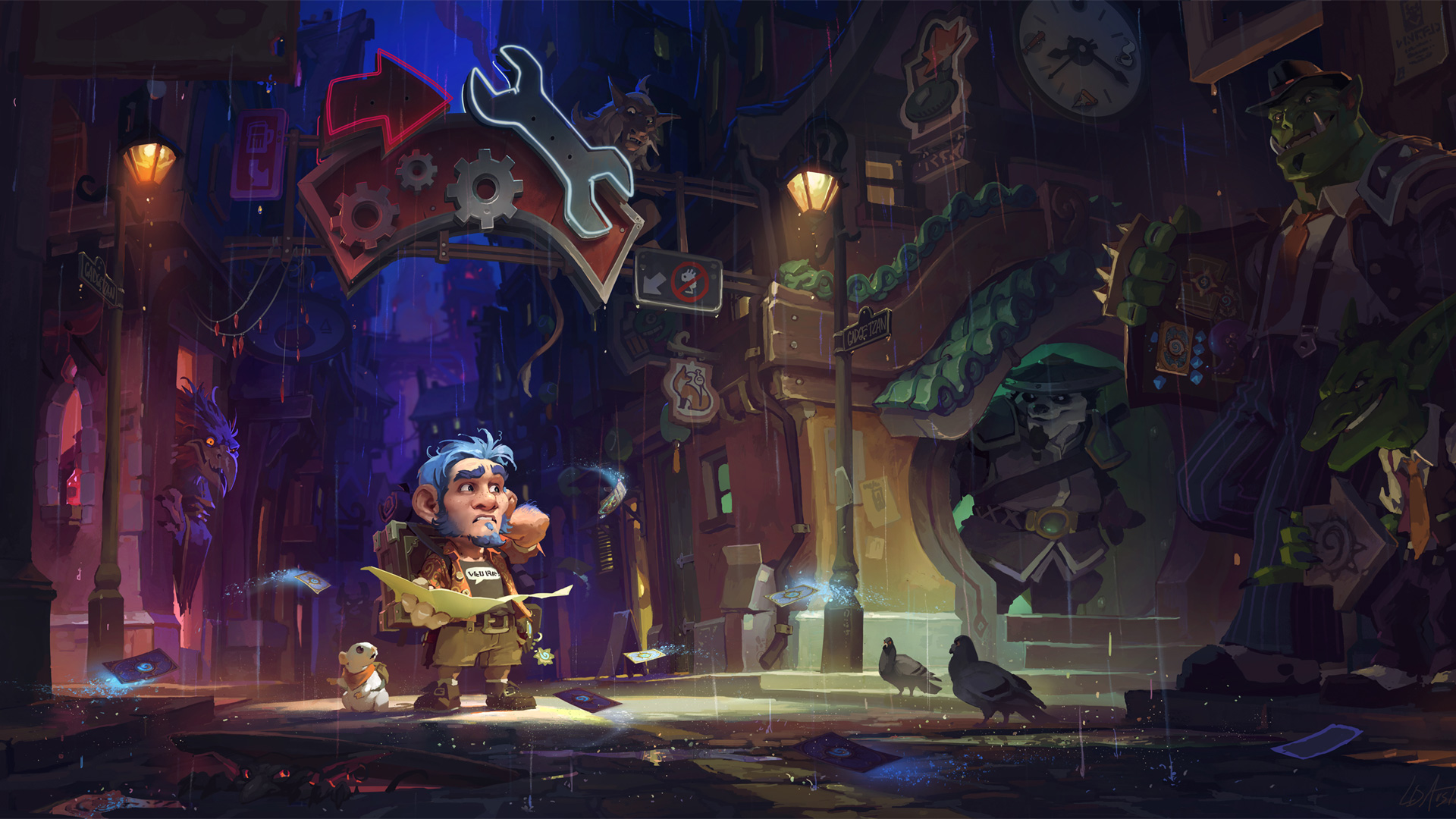 Mean Streets Of Gadgetzan - HD Wallpaper 