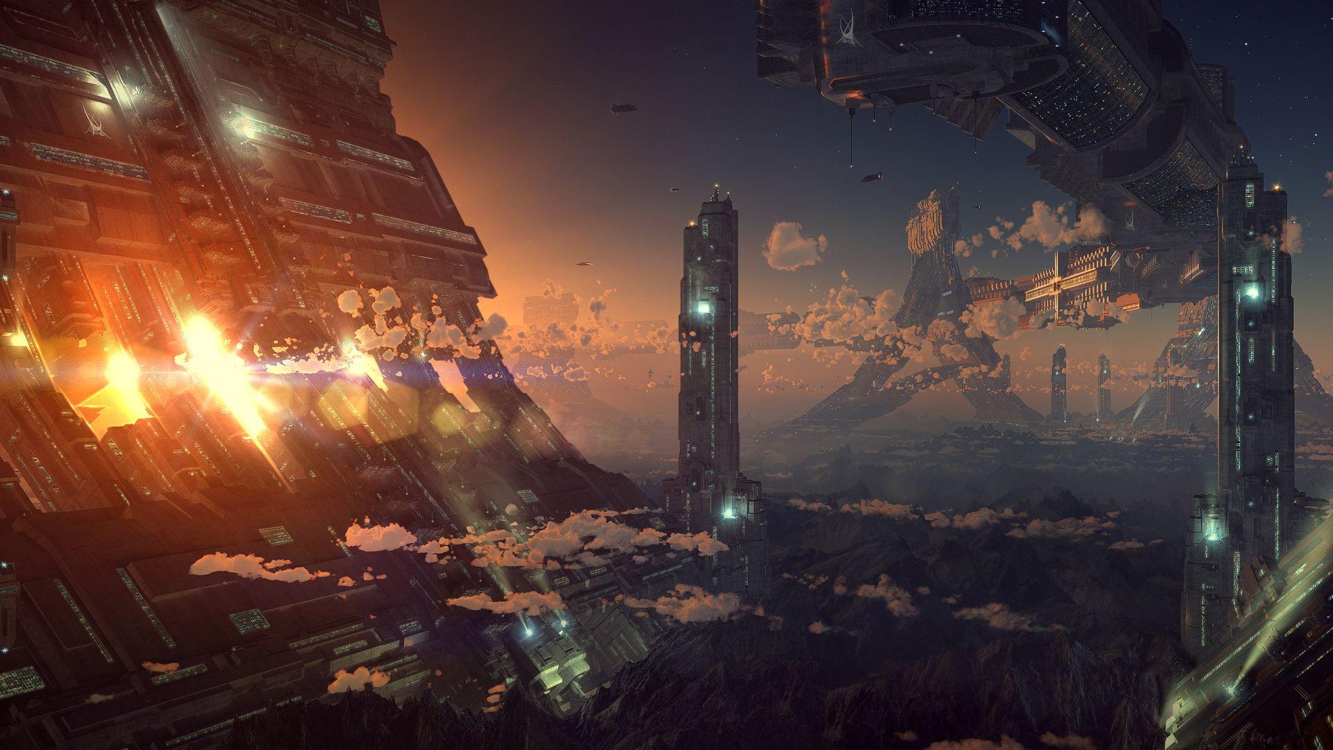 Sci Fi Background Hd - 1920x1080 Wallpaper Sci Fi Background Hd - 1920x1080 Wallpaper