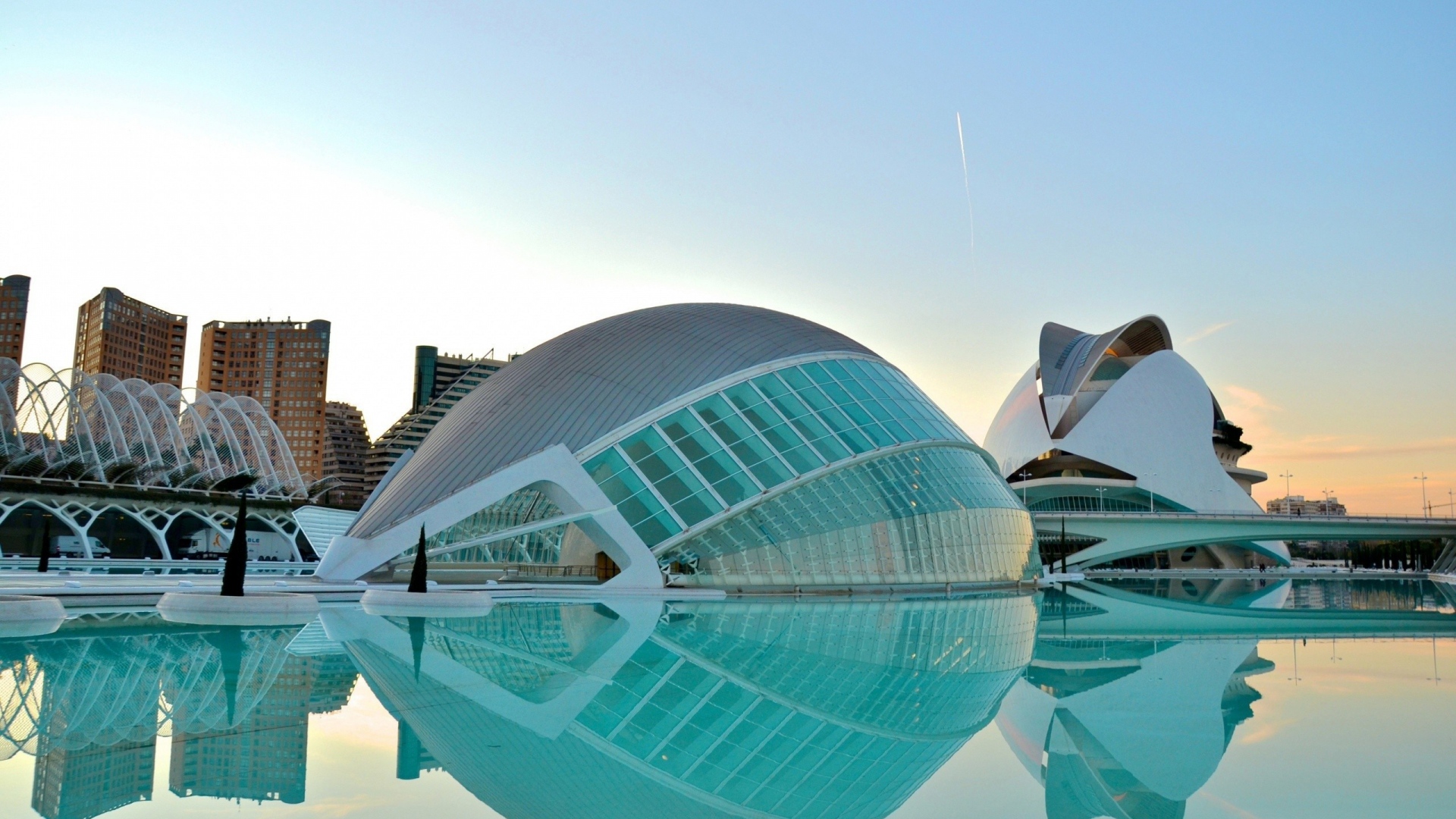 City Of The Arts And The Sciences - HD Wallpaper 