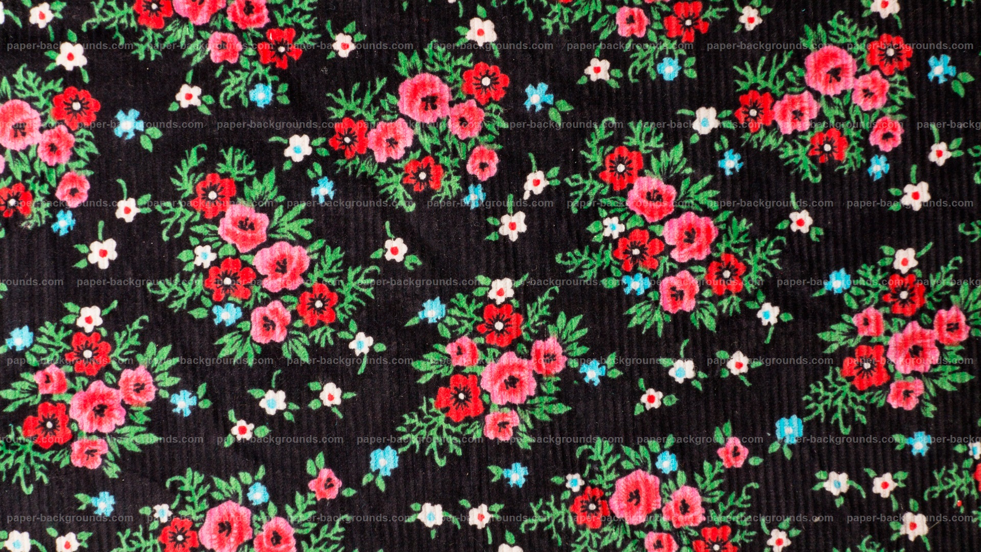 Red Flowers On Black Fabric Hd - Garden Roses - HD Wallpaper 