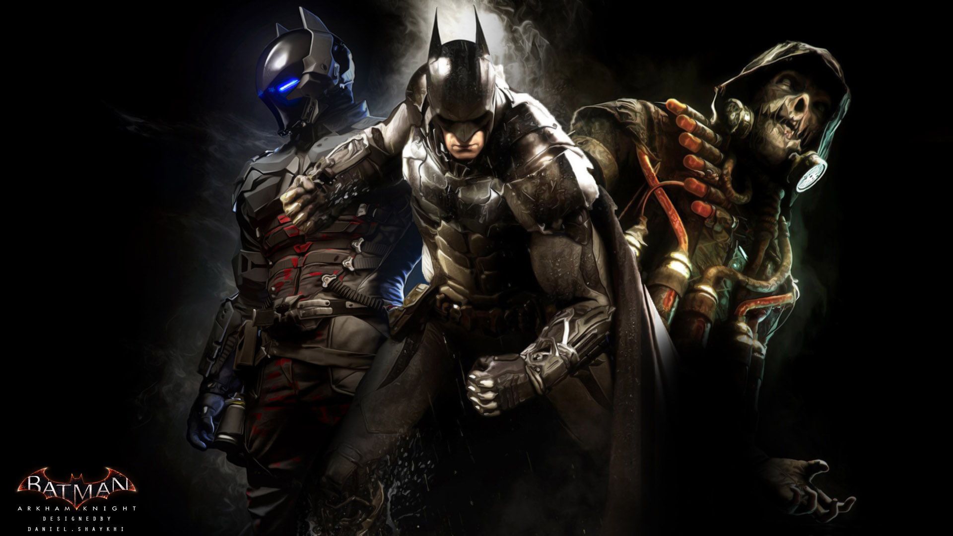 Scarecrow And Arkham Knight - HD Wallpaper 