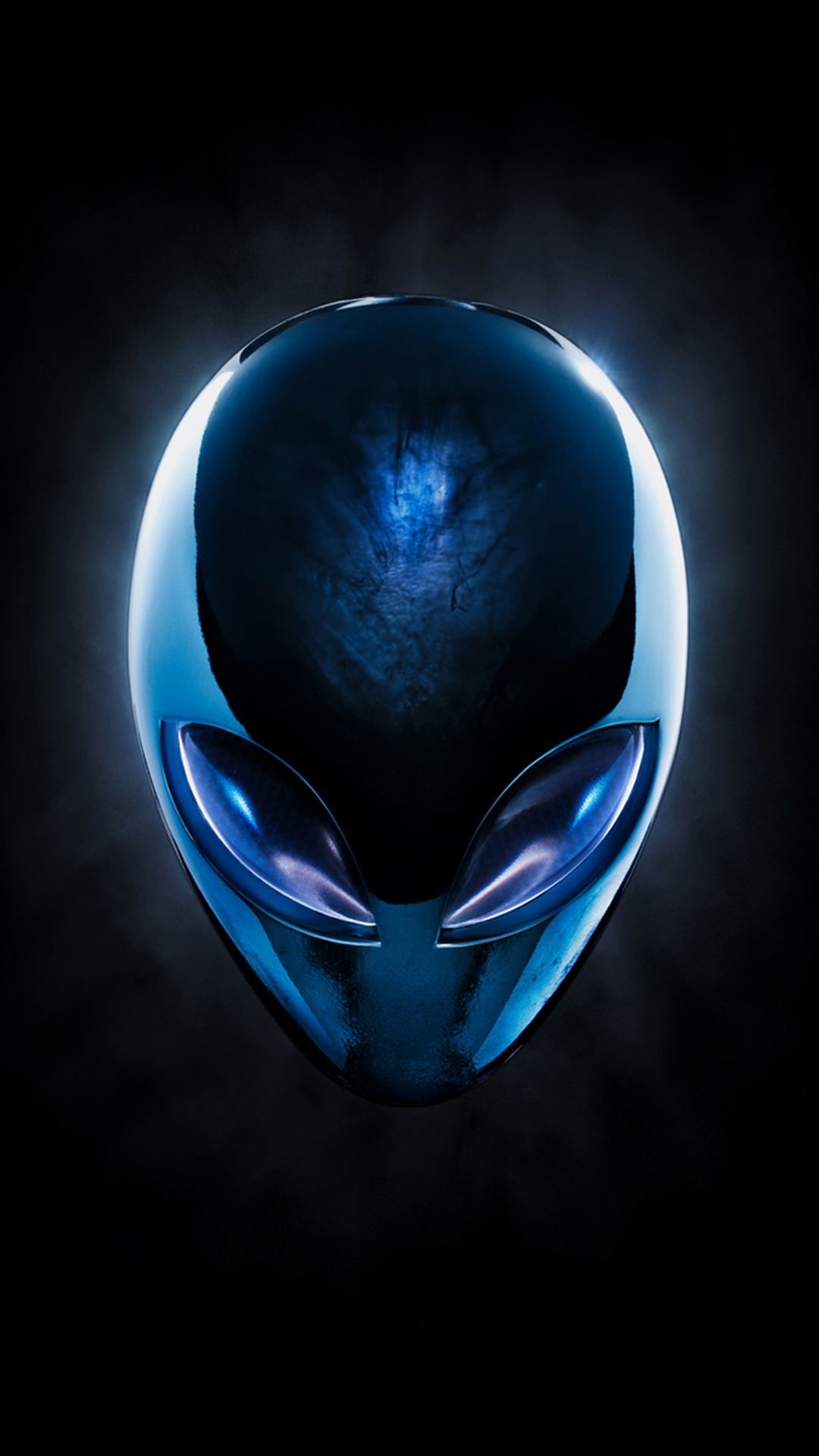 Cool Gray Black Blue Android Smartphone Wallpaper 
 - Alienware Skull Iphone - HD Wallpaper 