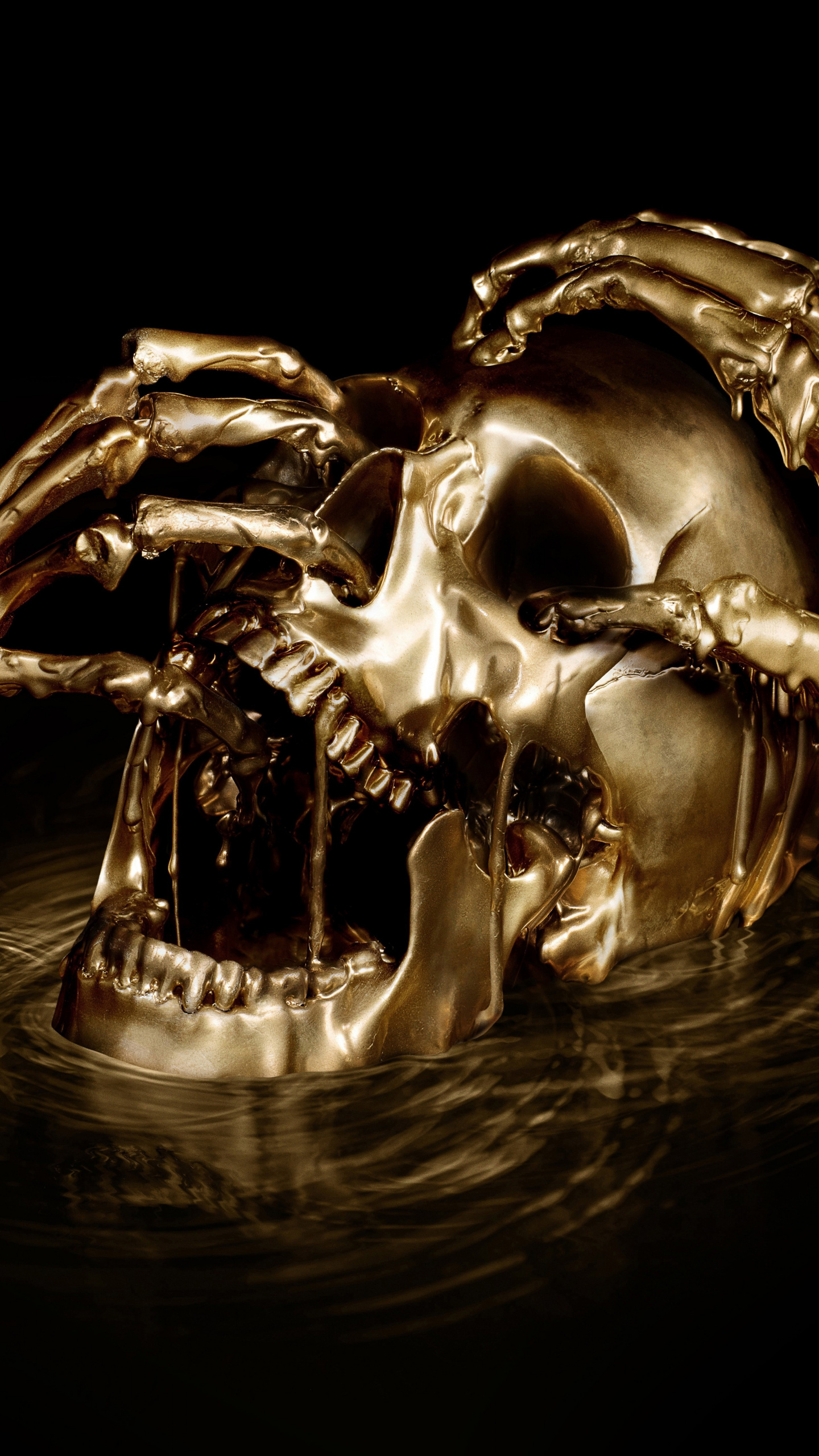 Skull, Horror, Black Sails, Digital Art, Wallpaper - Black Sails Gold Skull - 1440x2560 Wallpaper Skull, Horror, Black Sails, Digital Art, Wallpaper - Black Sails Gold Skull - 1440x2560 Wallpaper