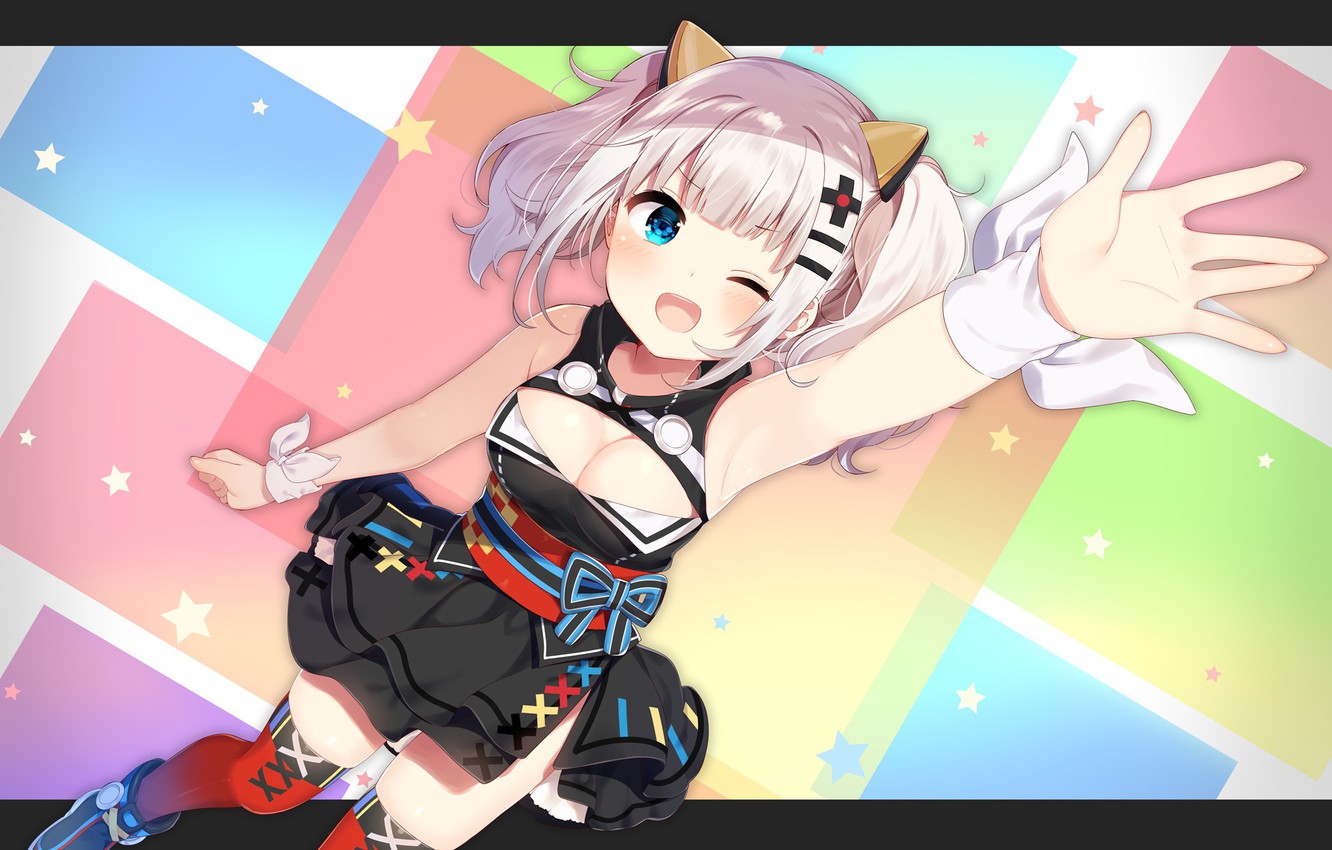 Photo Wallpaper Girl, Anime, Art, Kaguya Luna - HD Wallpaper 