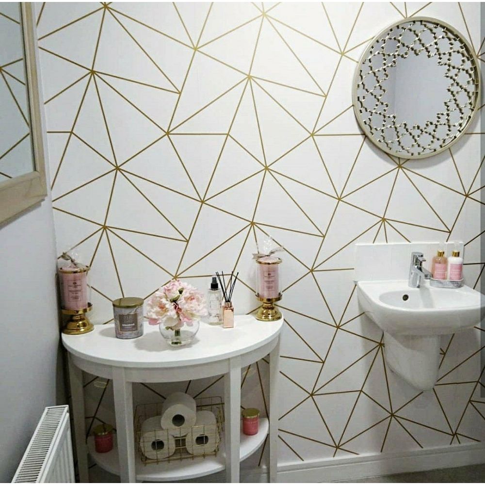 Gold Geometric Wallpaper Bathroom - 1000x1000 Wallpaper Gold Geometric Wallpaper Bathroom - 1000x1000 Wallpaper