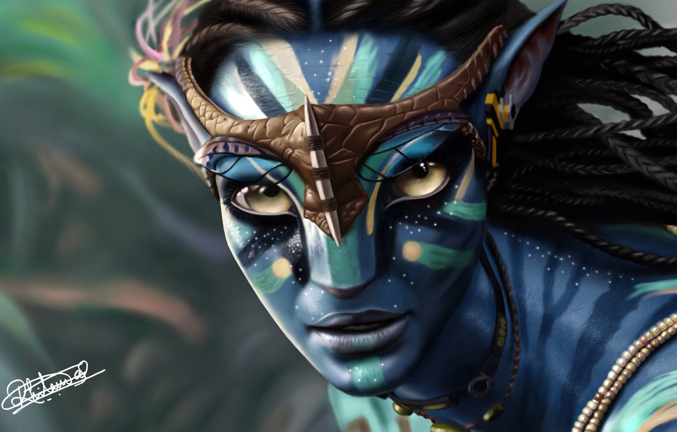 Photo Wallpaper Avatar, Neytiri, Avatar, The Film, - Neytiri Neytiri Wallpaper Avatar Film - HD Wallpaper 