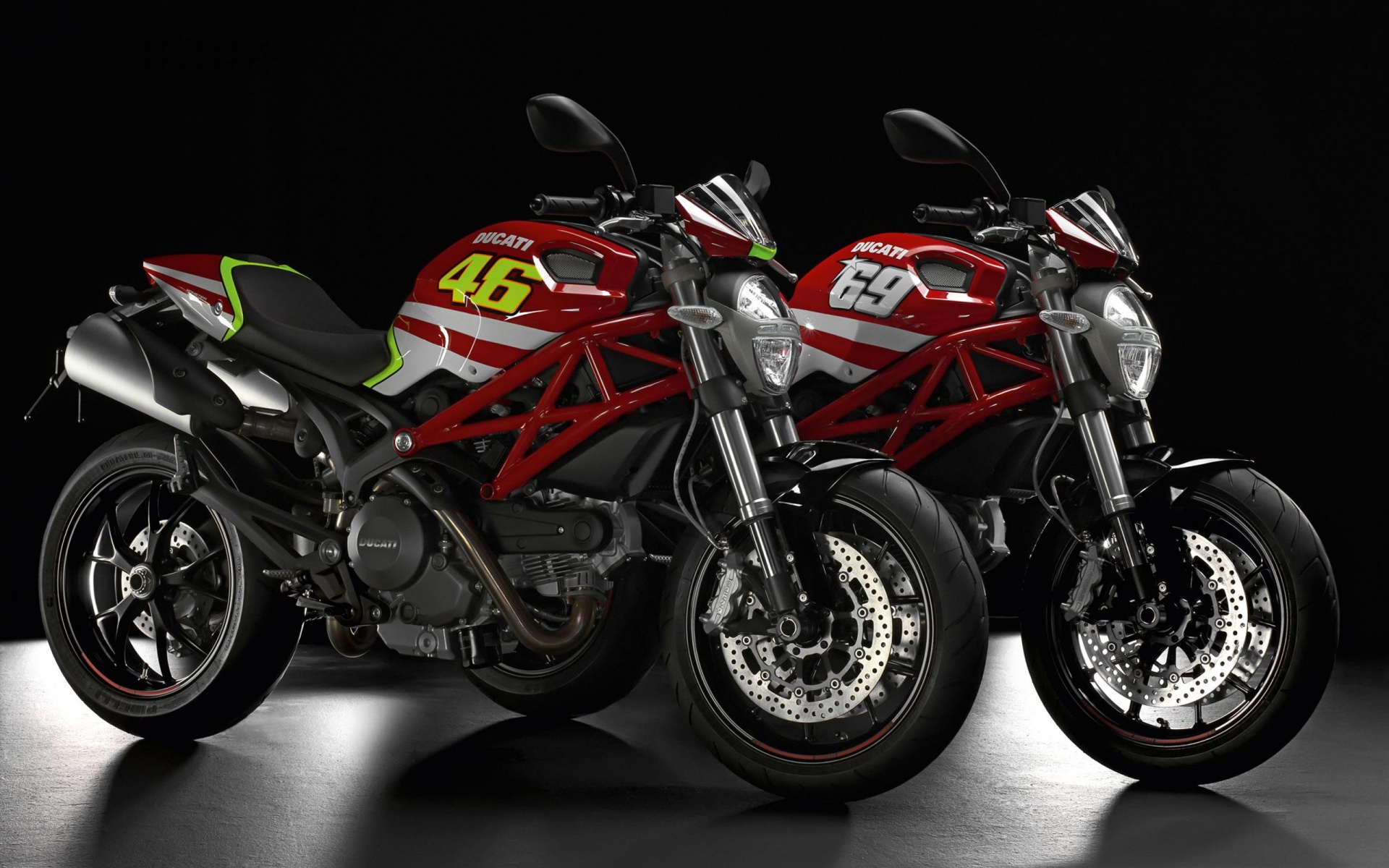 Ducati Monster Moto Gp - Ducati Monster 696 Colors - HD Wallpaper 