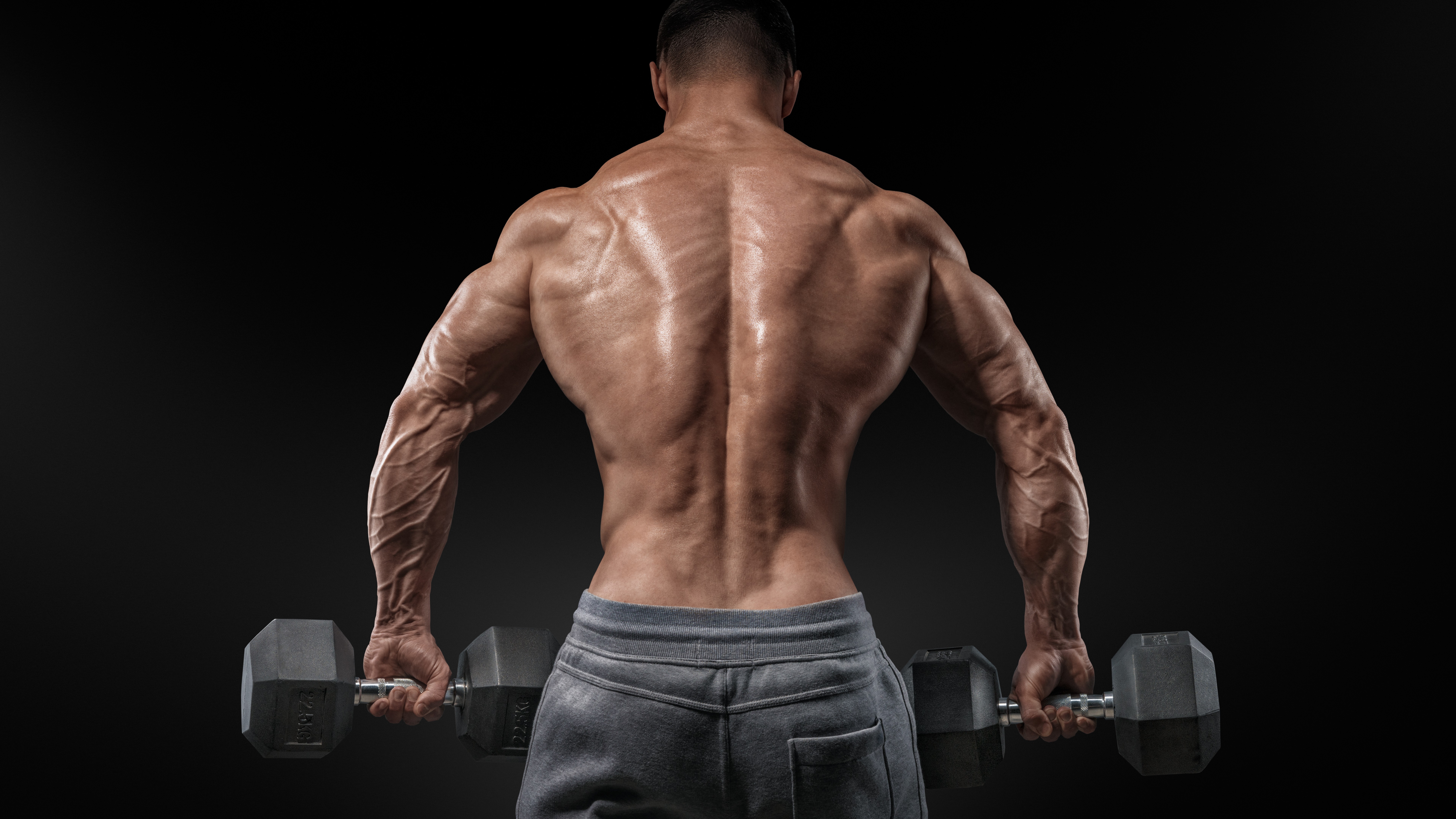 Bodybuilding Training Uhd 4k Wallpaper - Gym Body Back Side - 3840x2160  Wallpaper 