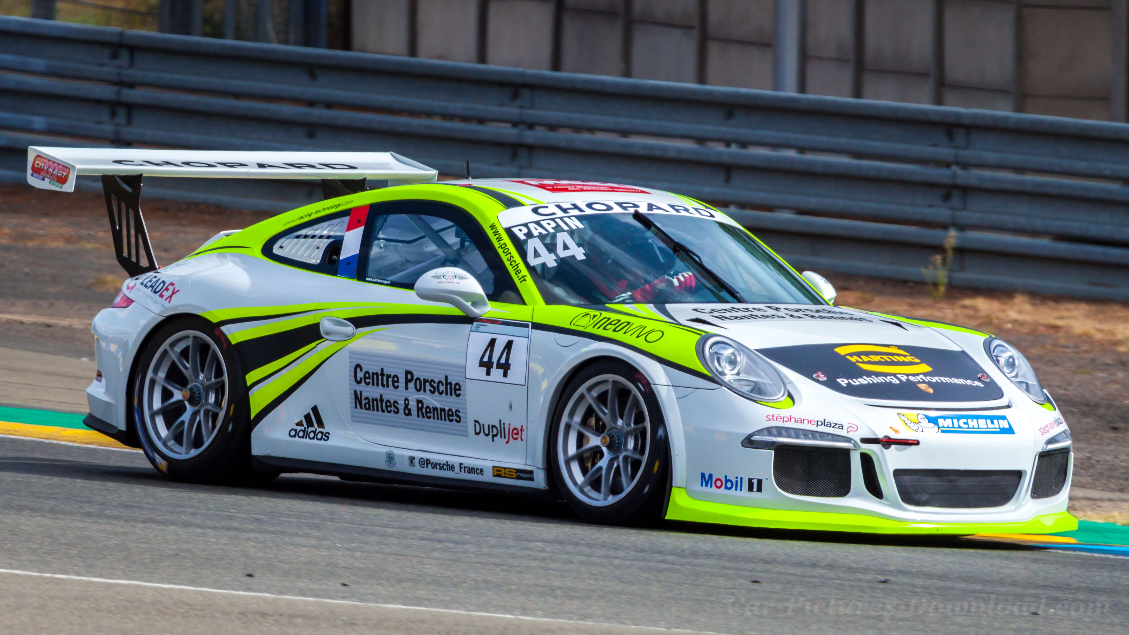 Centre Porsche 911 Racing White Car 1080p Wallpaper - World Rally Car - HD Wallpaper 