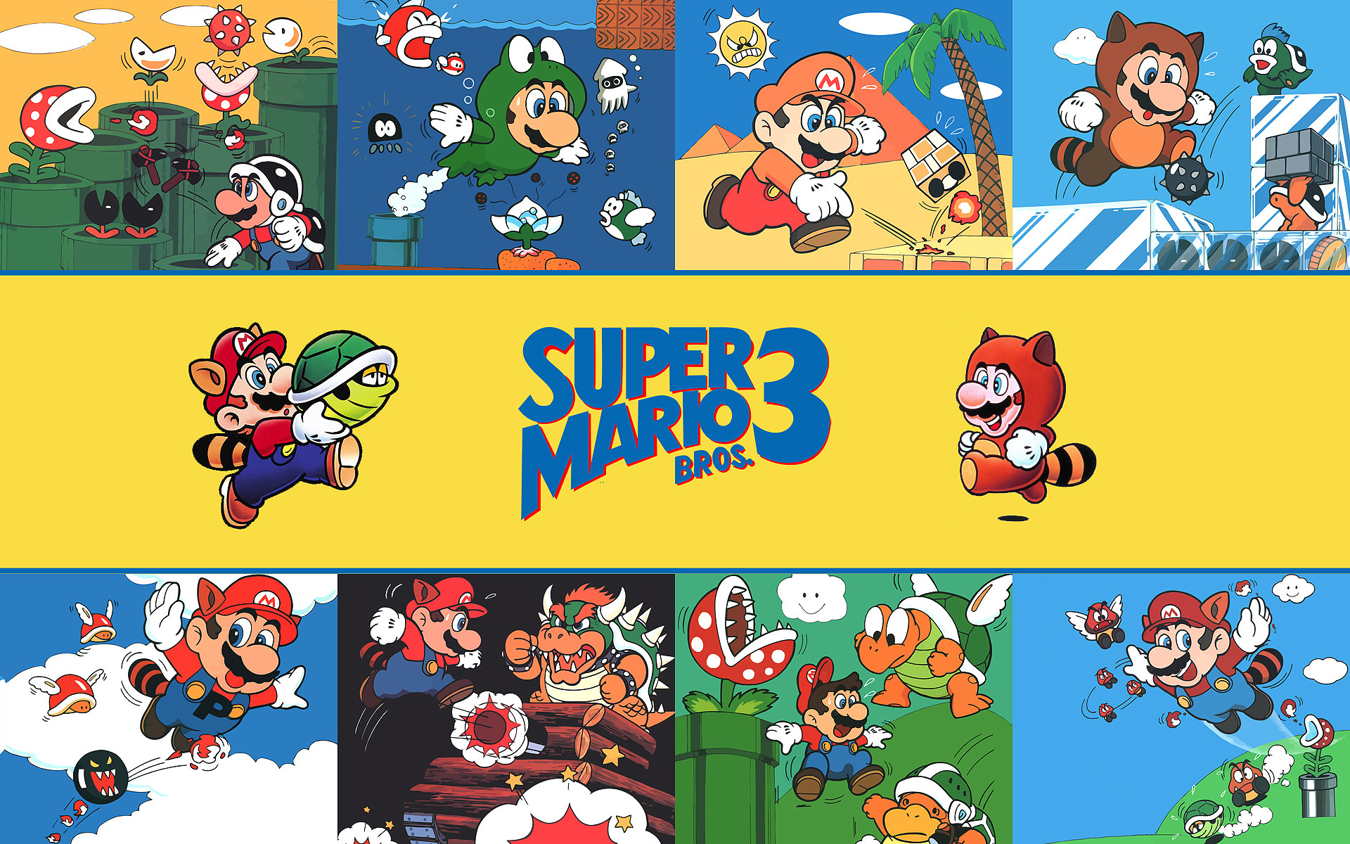 Super Mario Bros 3 - HD Wallpaper 