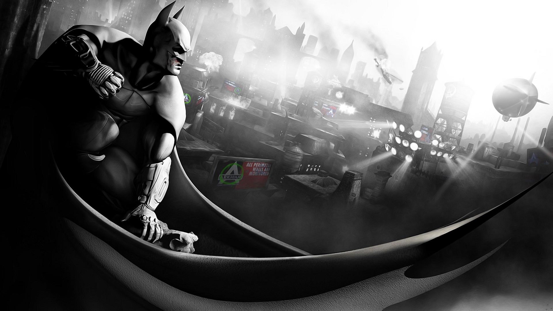 Batman Arkham City Background - HD Wallpaper 