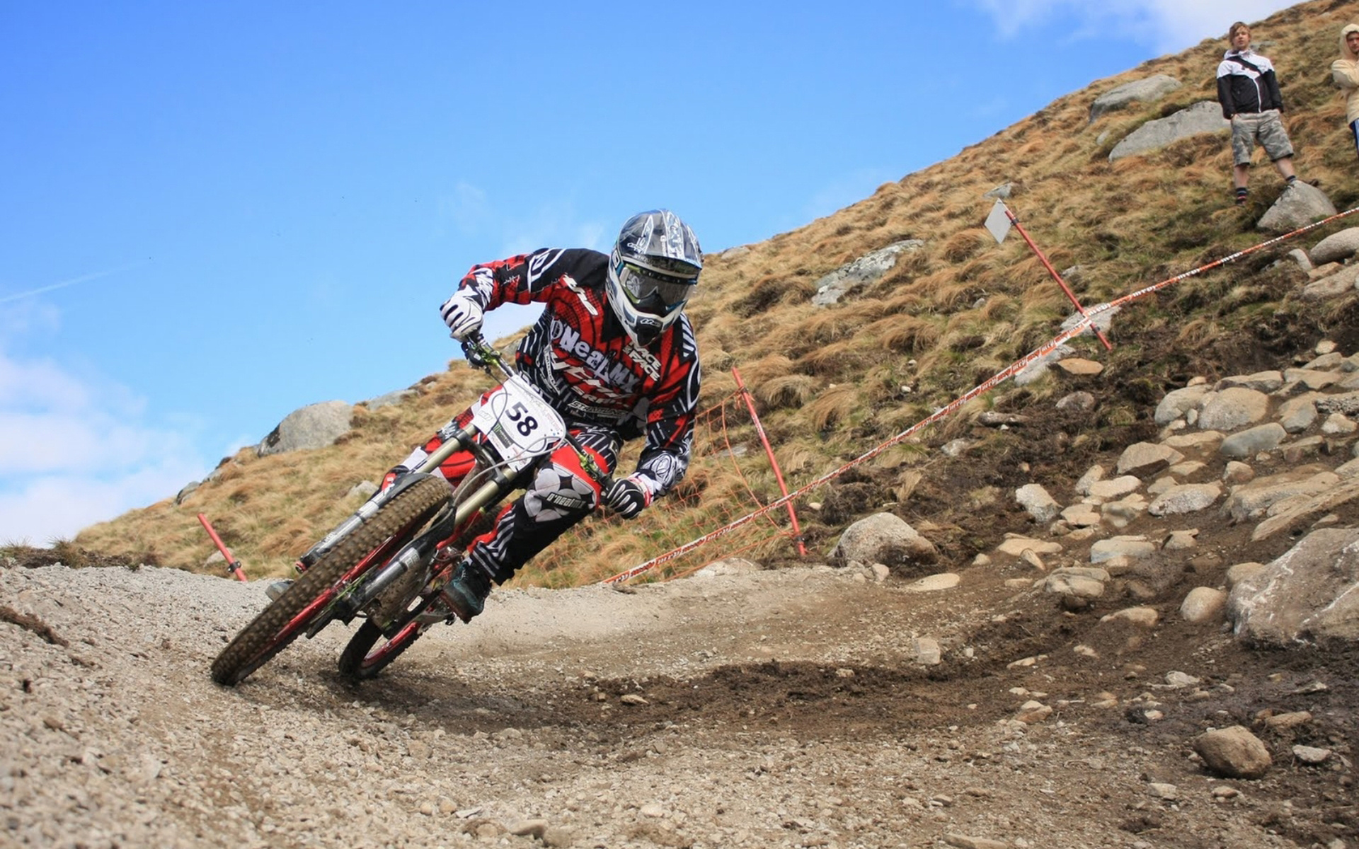 Downhill Mountain Biking - HD Wallpaper 