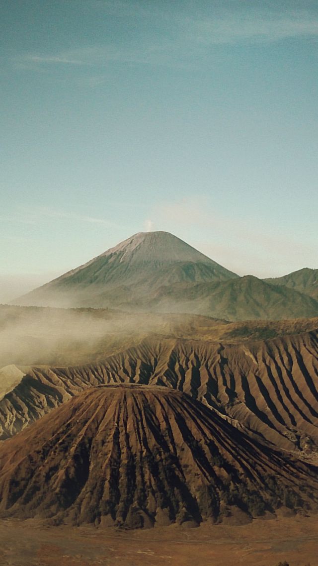 Bromo, 4k, 5k Wallpaper, Indonesia, Volcano, Sand - Mount Bromo - HD Wallpaper 