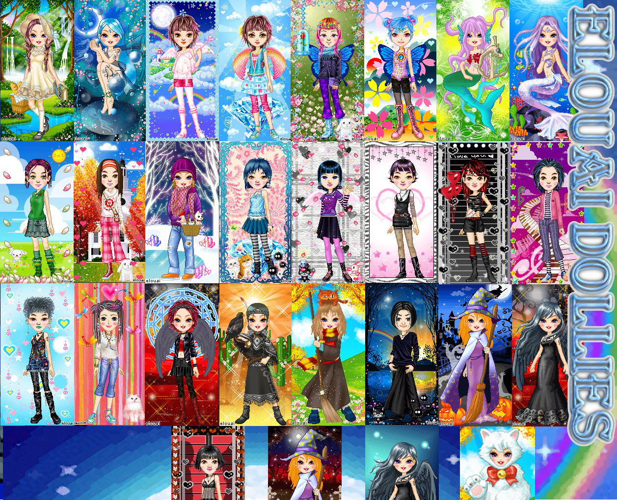 Elouai Wallpaper Made By Kika Aka Crysta1 - Elouai Dress Up - HD Wallpaper 