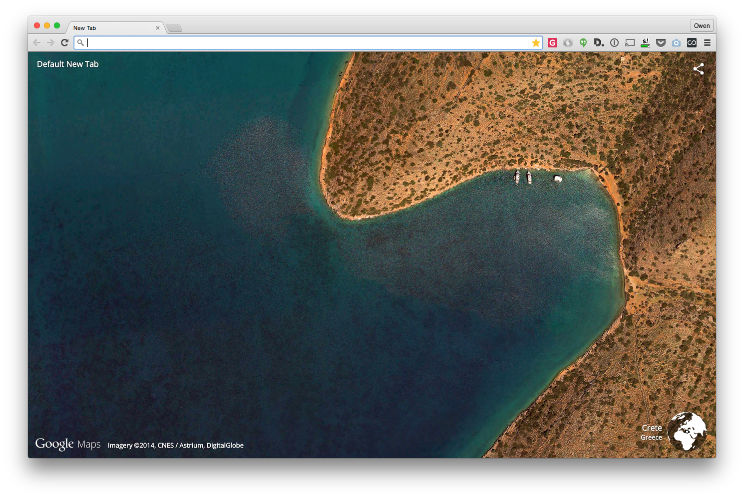 Earth View From Google Maps - Chrome New Tab - HD Wallpaper 