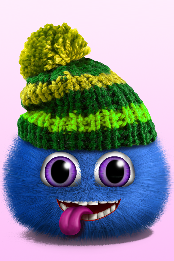 Fluffy Wallpapers - Cute Fluffy Ball - HD Wallpaper 