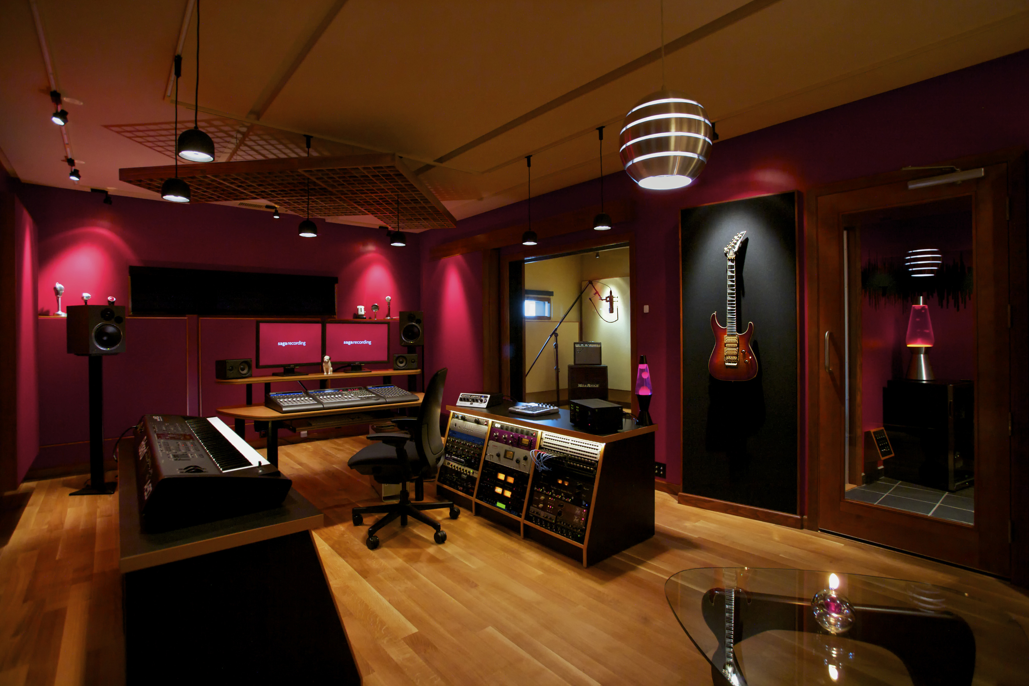 Modern Recording Studio Design - HD Wallpaper 