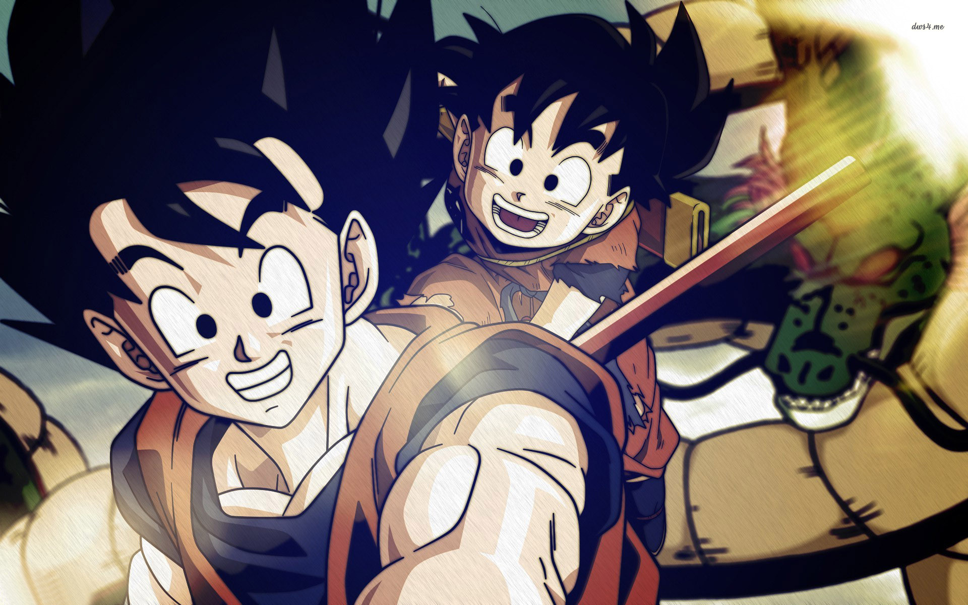 Son Goku Son Gohan - HD Wallpaper 