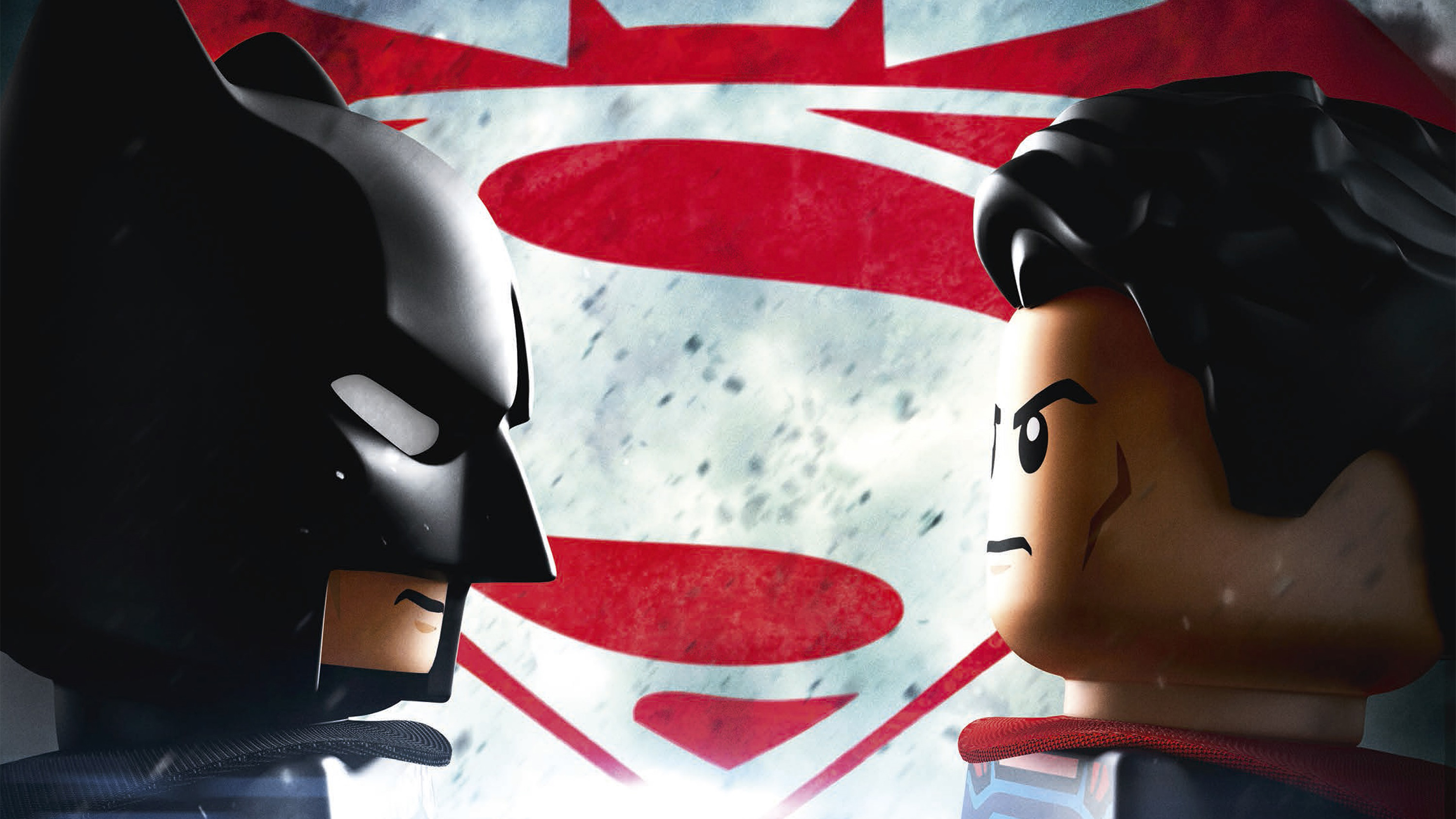 Superman V Batman Lego Poster - HD Wallpaper 
