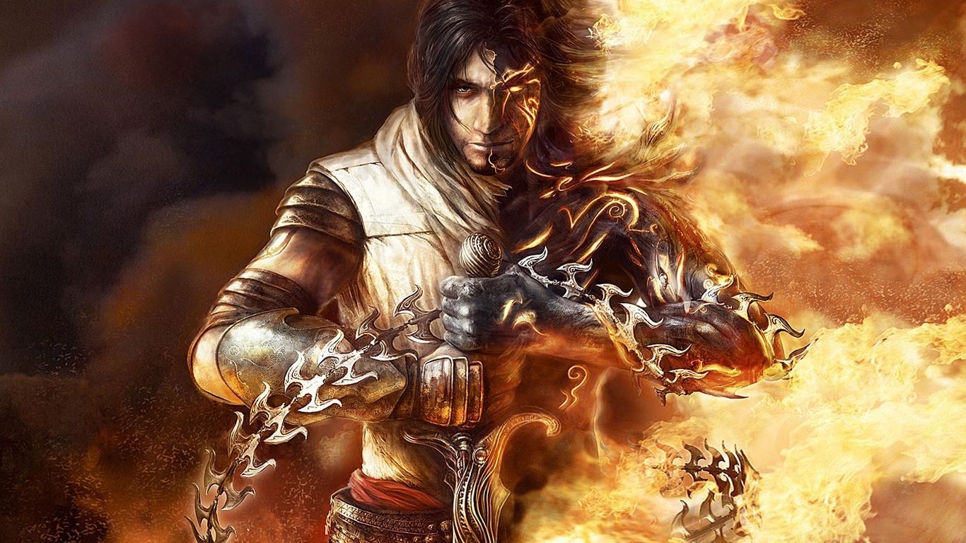 Wallpaper Prince Of Persia, Arm, Fire, Body, Magic - Prince Of Persia The Two - HD Wallpaper 