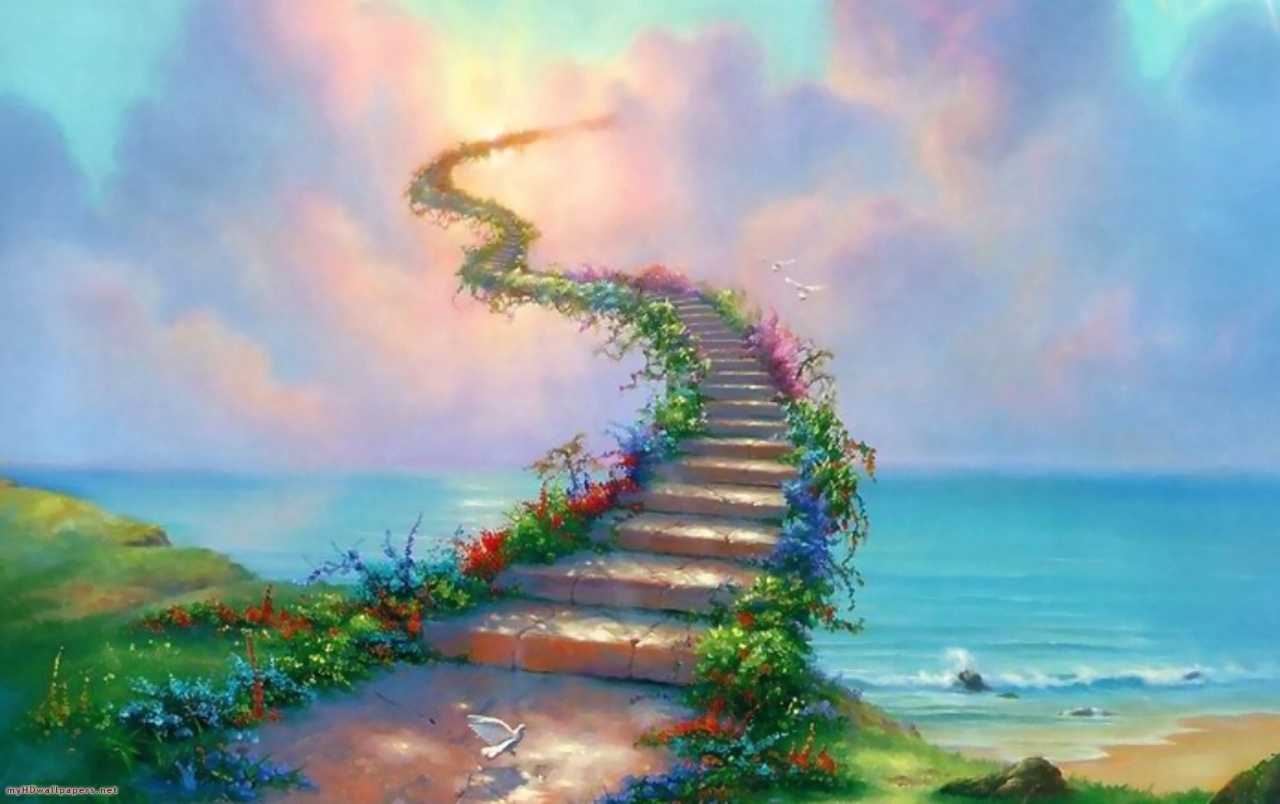 Stairway To Heaven Wallpapers - Fairy Backgrounds Hd - HD Wallpaper 