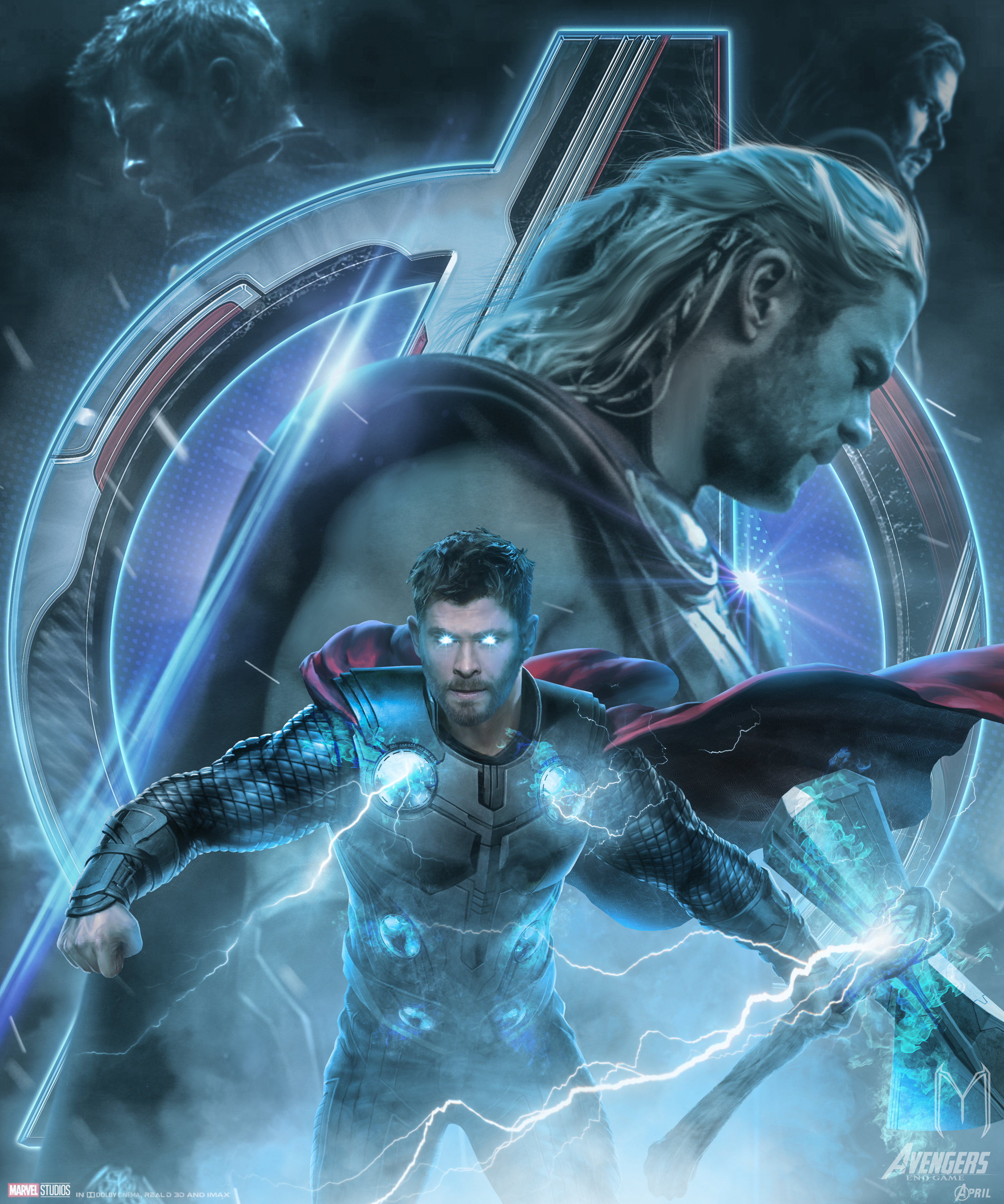 Avengers Endgame Thor Wallpaper Hd - HD Wallpaper 