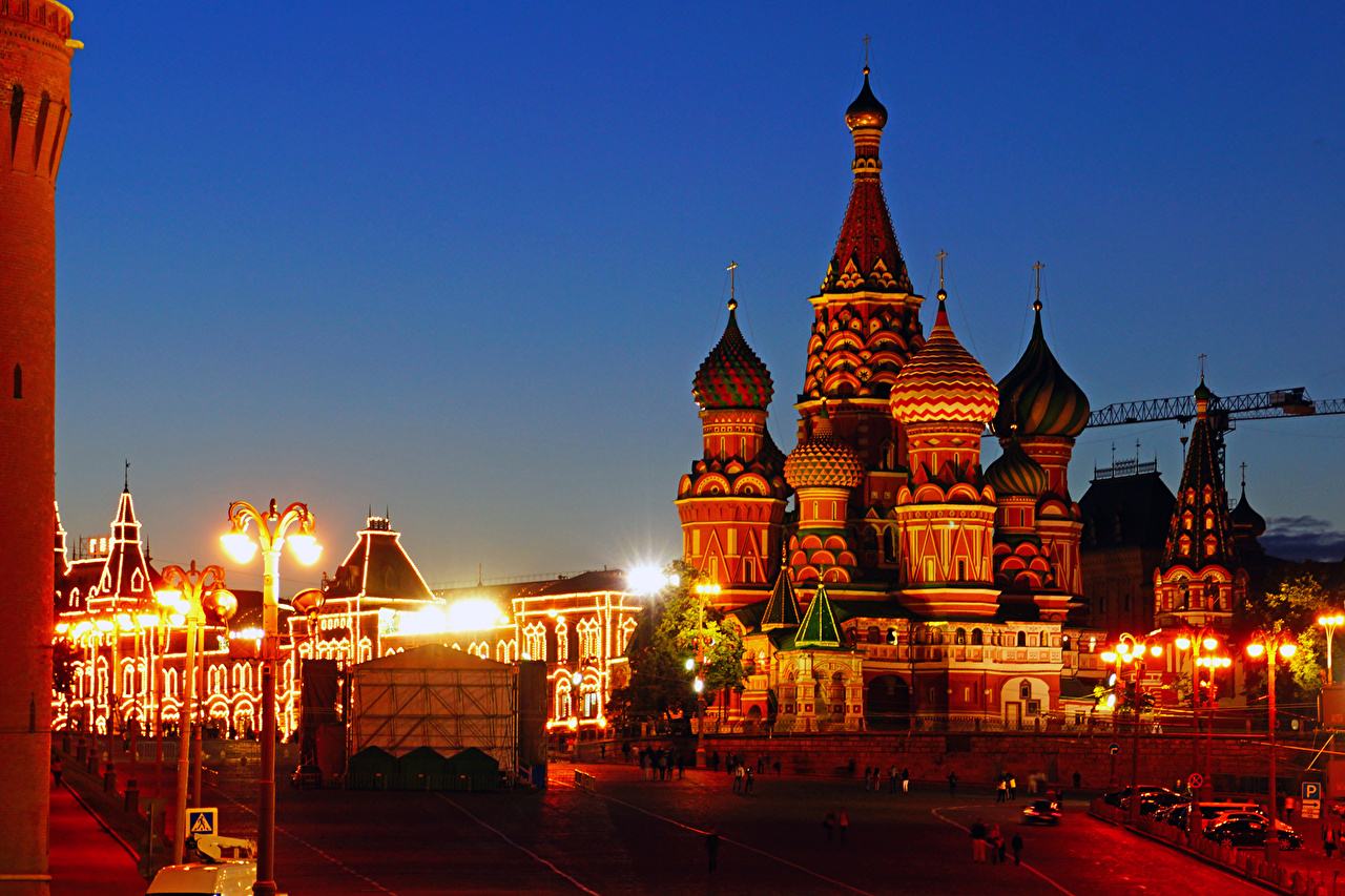 Russia Wallpaper Night - HD Wallpaper 