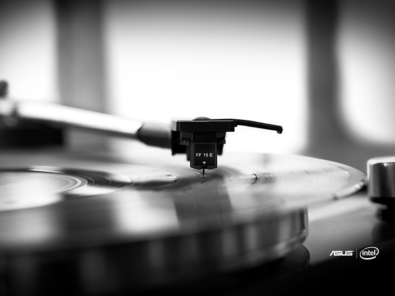 New Music Asus Wallpaper Hd - Asus Intel Black And White - HD Wallpaper 