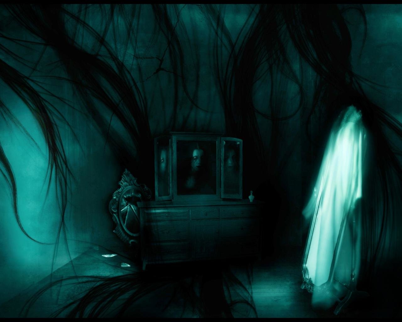Estos Son Algunos Wallpapers De Terror Que Me Gustan - Background Ghost Images Hd - HD Wallpaper 