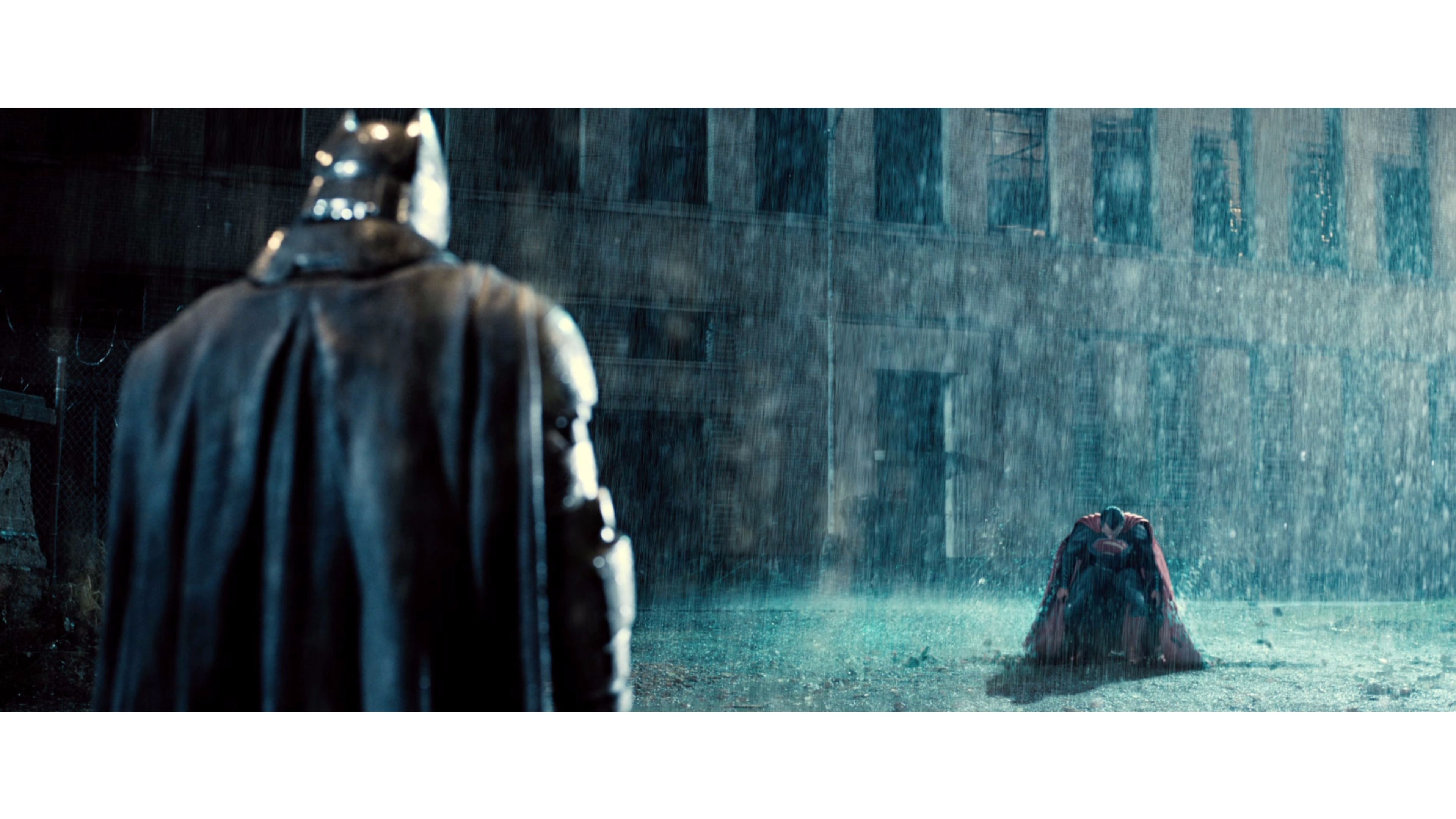 Superman Landing In Batman V Superman - HD Wallpaper 