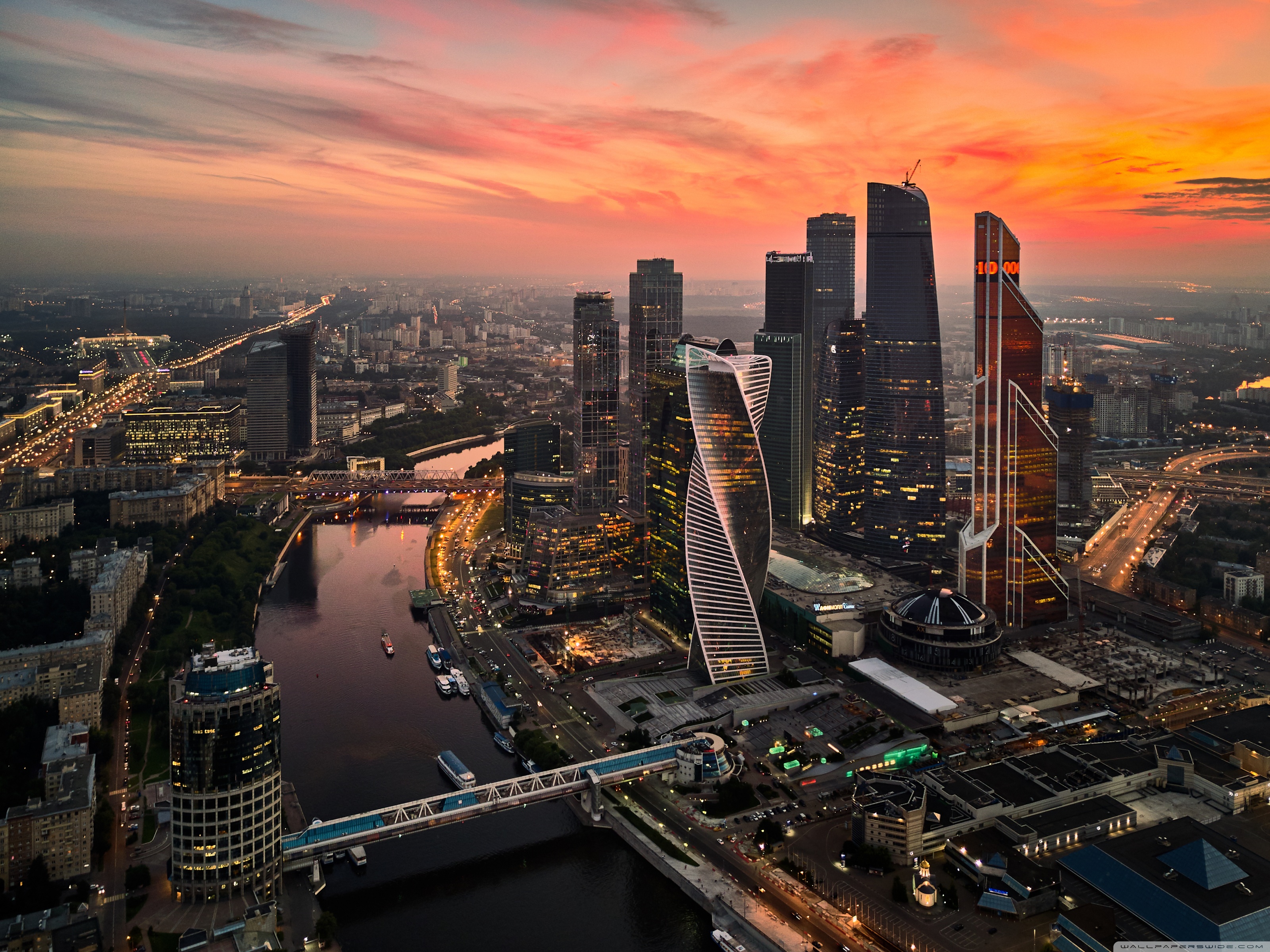 Moscow City - HD Wallpaper 