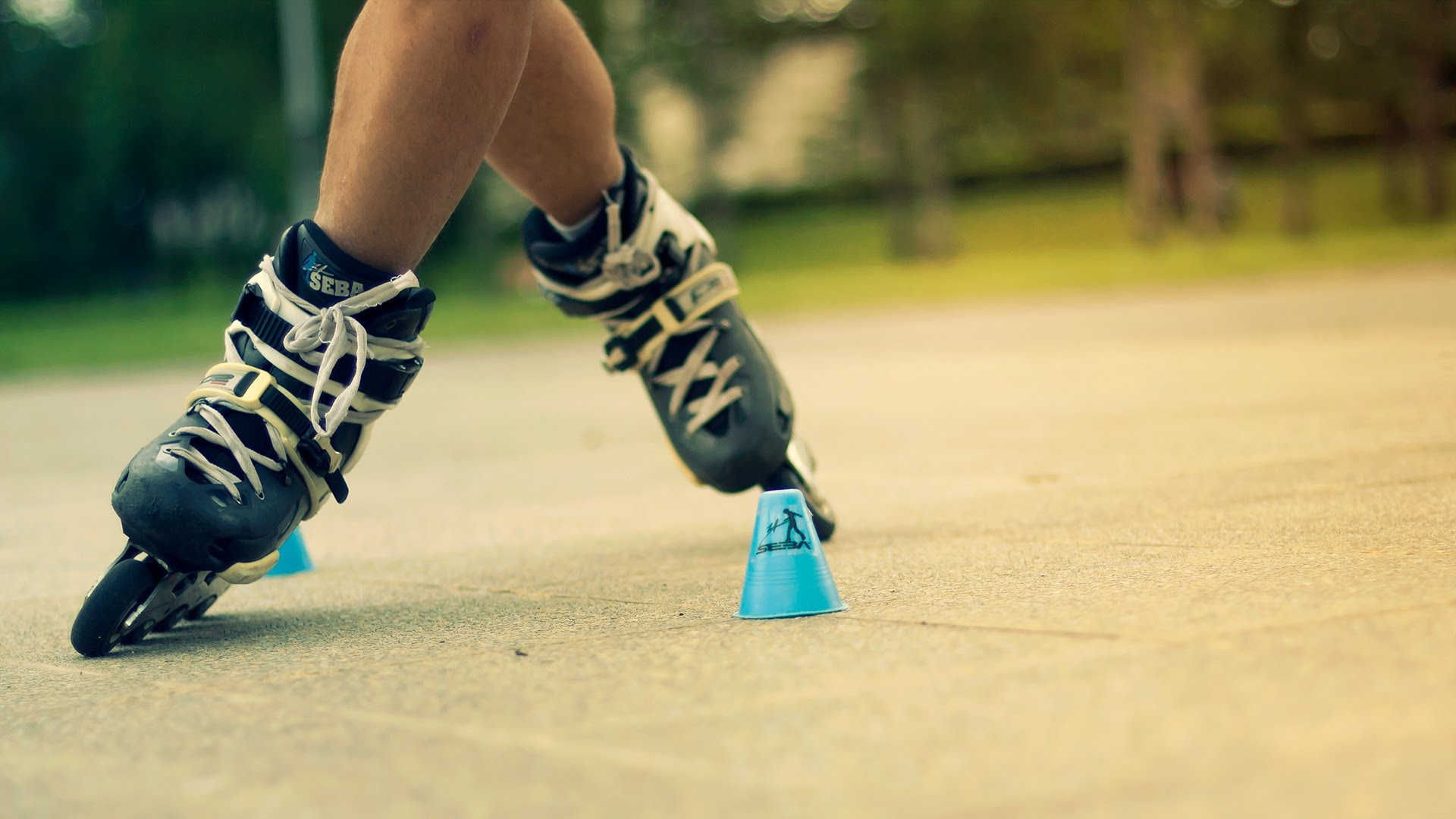 Roller Wallpapers 4k - Inline Slalom - HD Wallpaper 