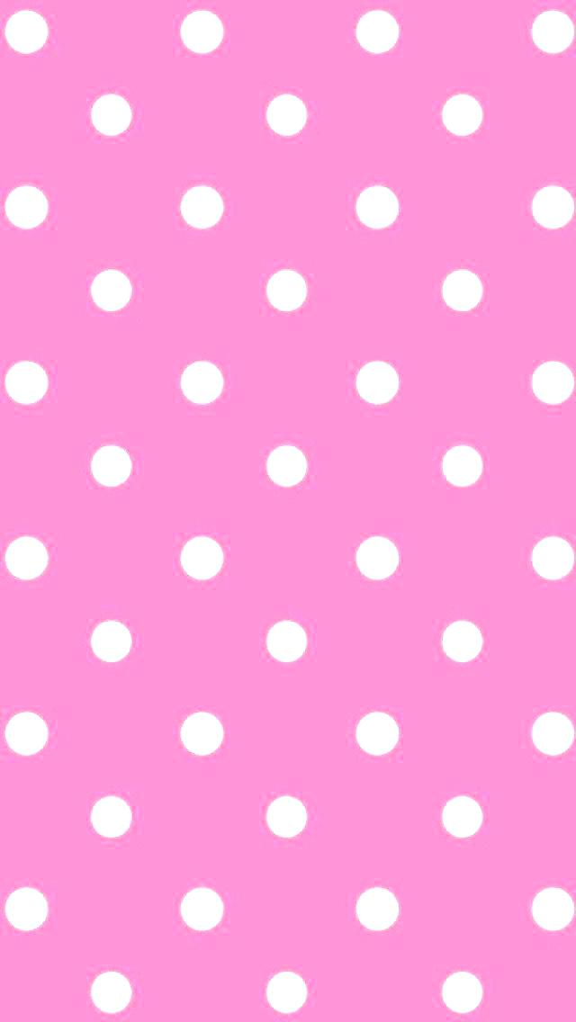 Gold Dot Wallpaper Spotty Wallpaper Pink Polka Dot - Polka Dots - 640x1136  Wallpaper 